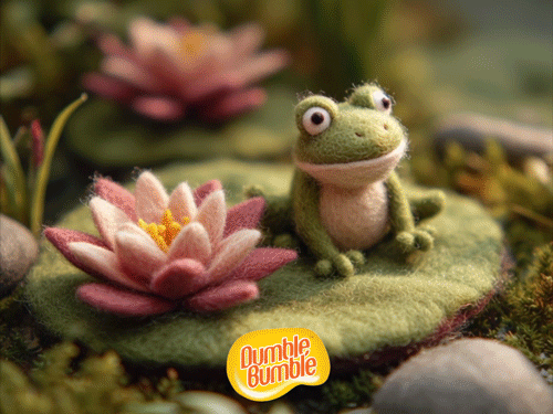 dumble bumble frog hoppy birthday happy birthday felt