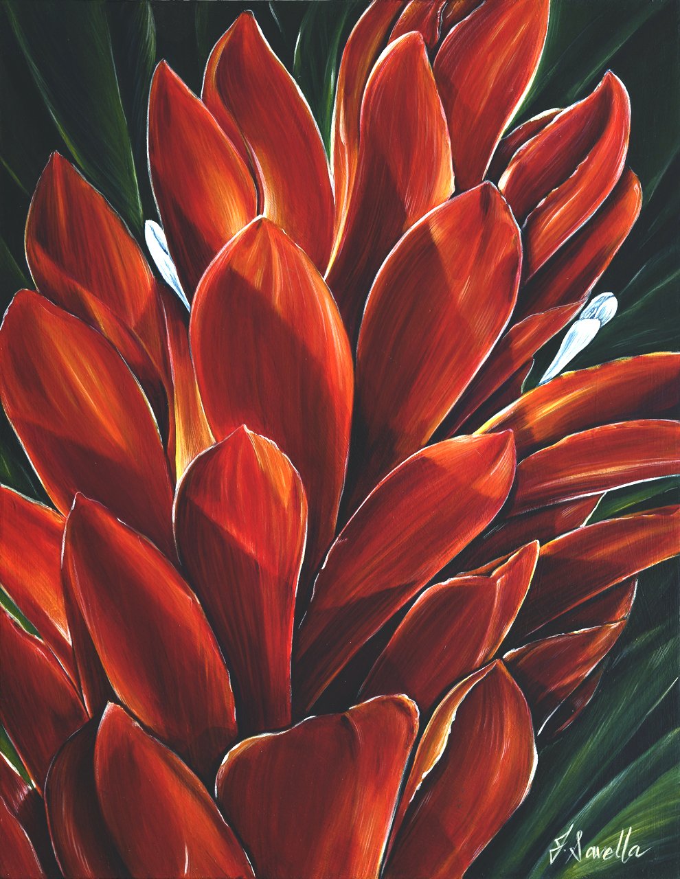 18"X14" Acrylic on wood panel