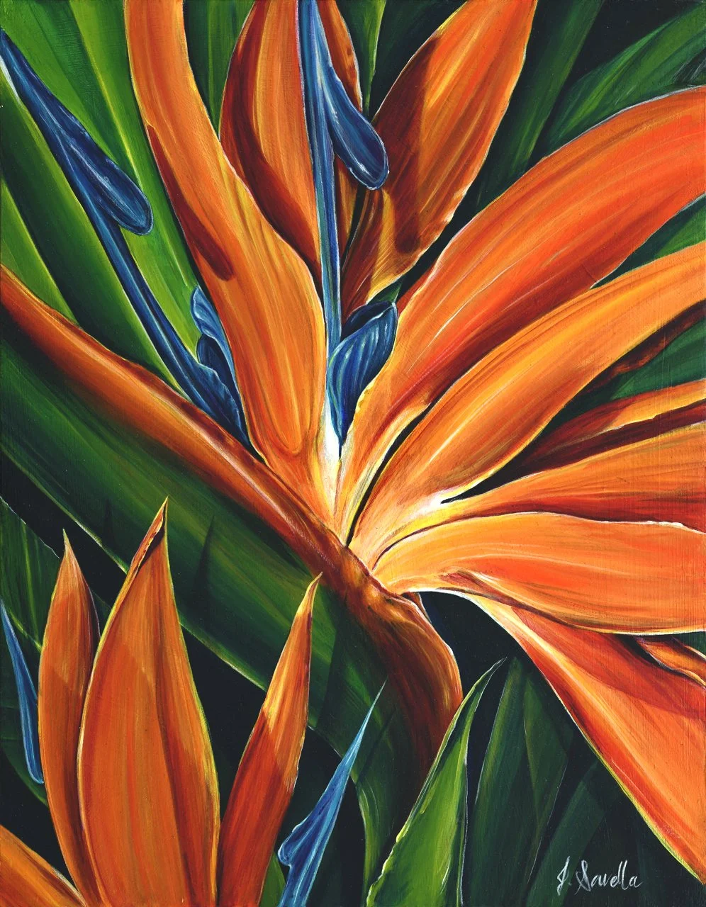 18"X14" Acrylic on wood panel