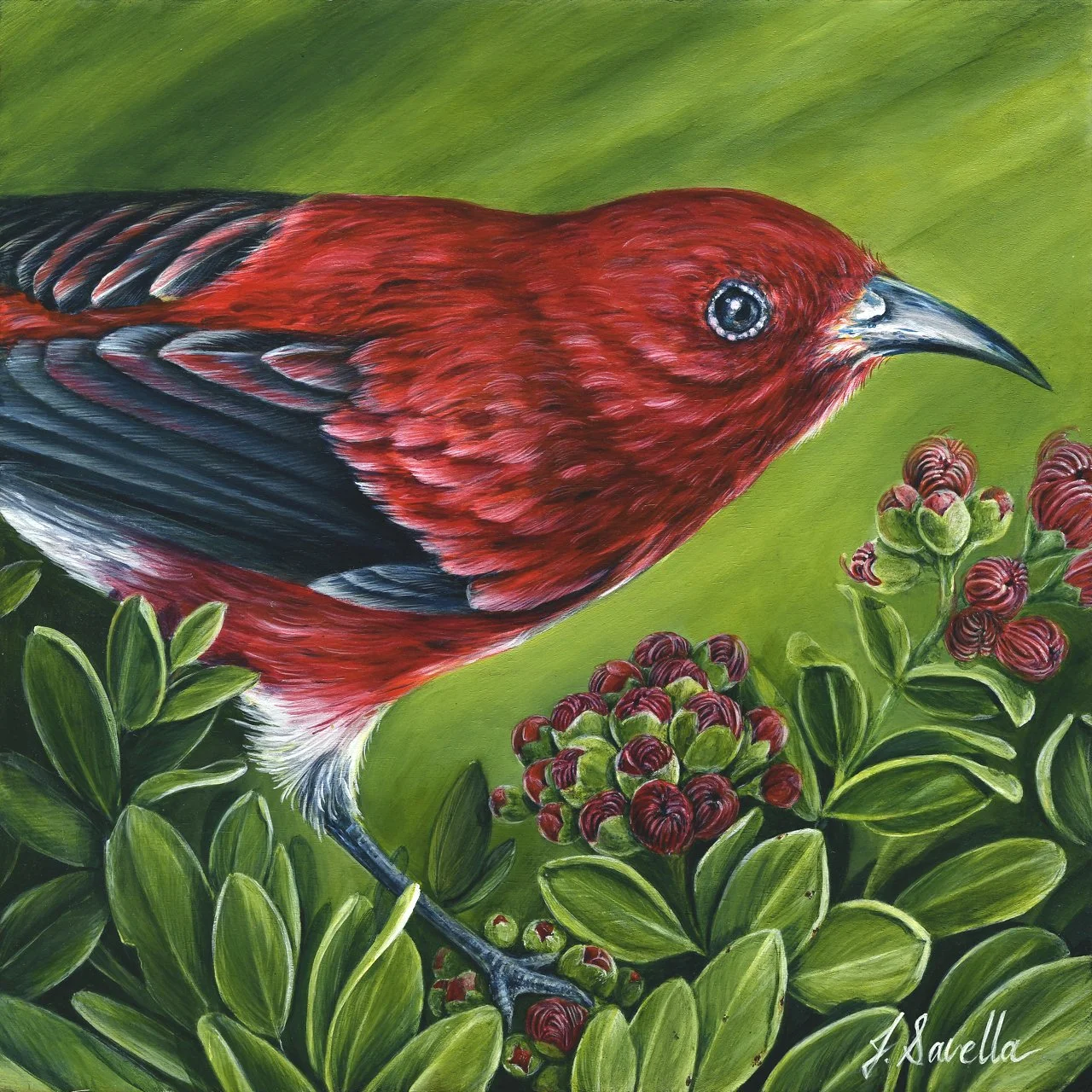 12"x12" Acrylic on wood panel