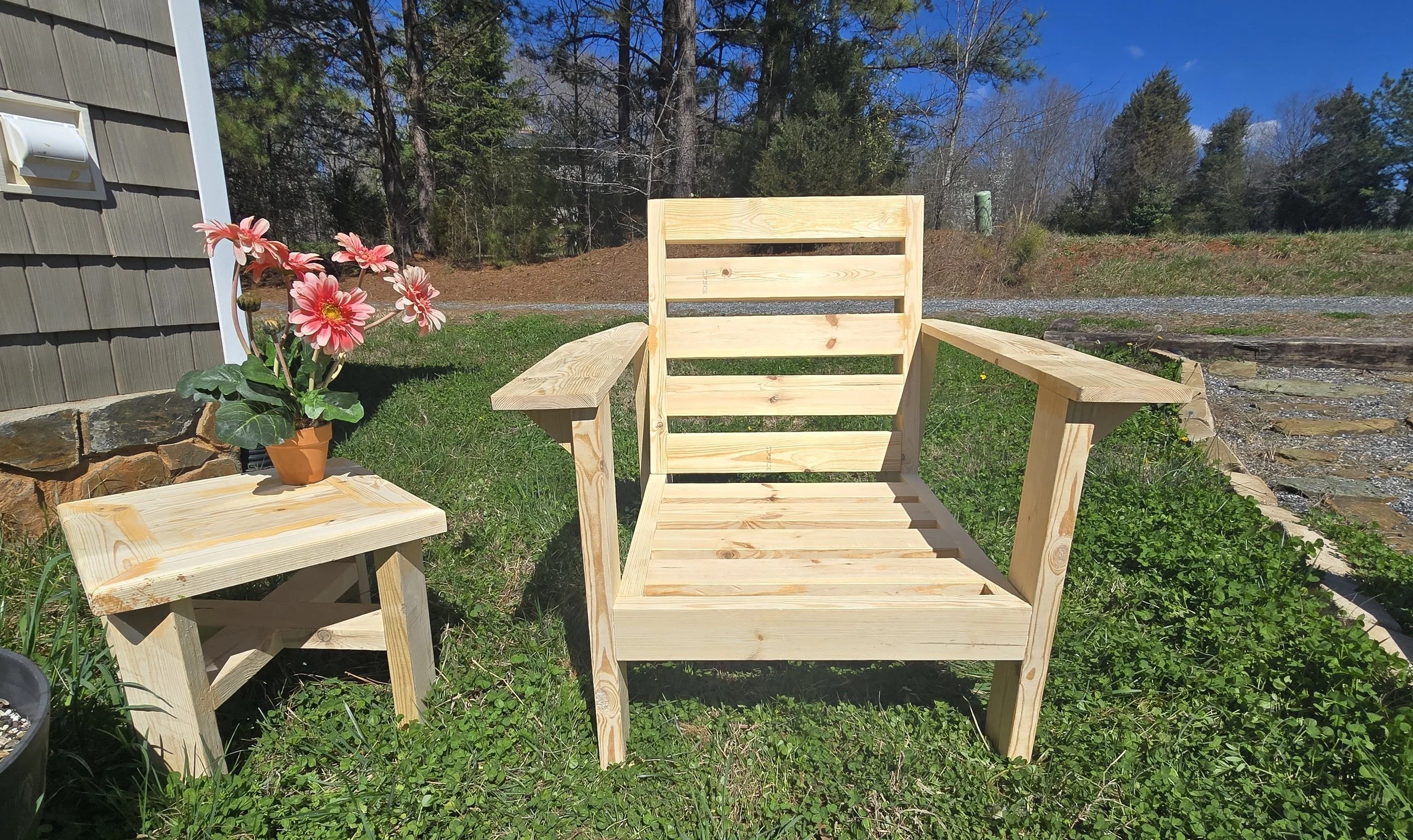 🐻 X-Large Heavy Duty Outdoor Chair (Best for big build Papa Bears)