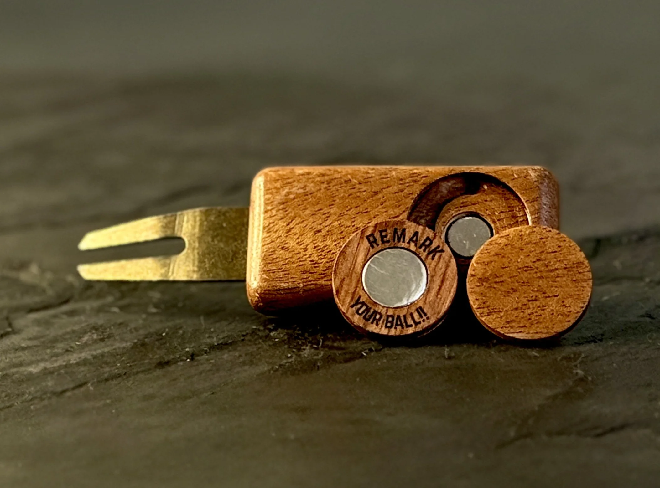 Exotic hardwood divot tool — The Classic collection by The Divsmith