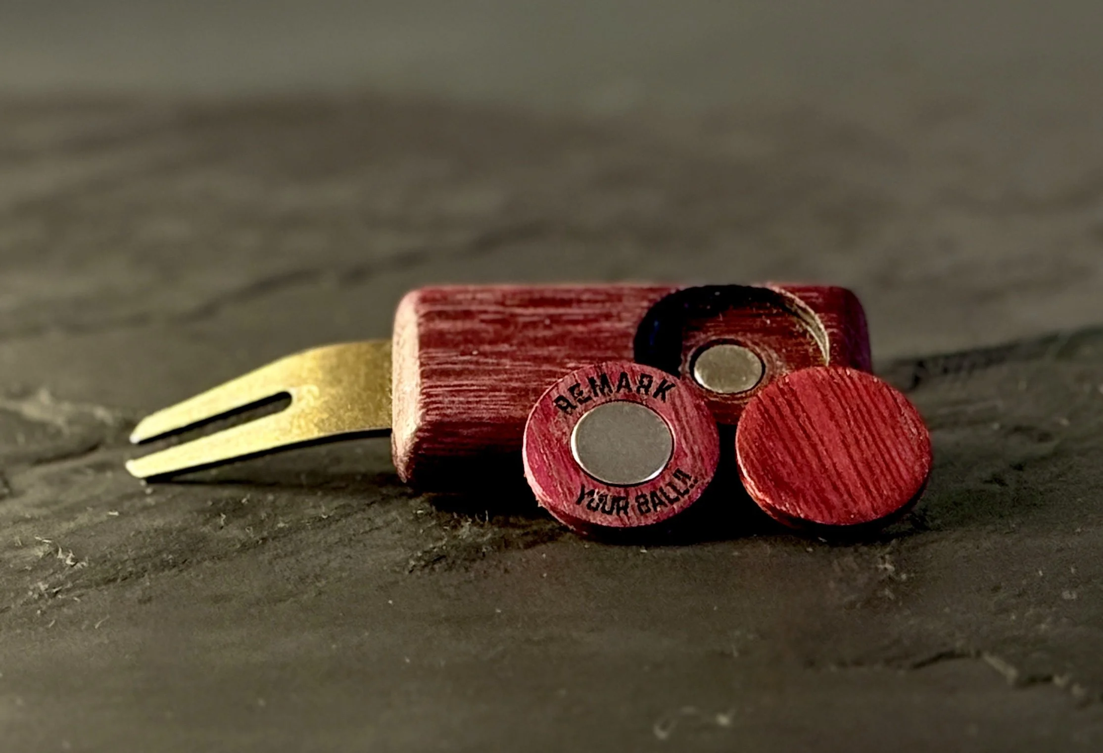 Exotic hardwood divot tool — The Reserve collection by The Divsmith