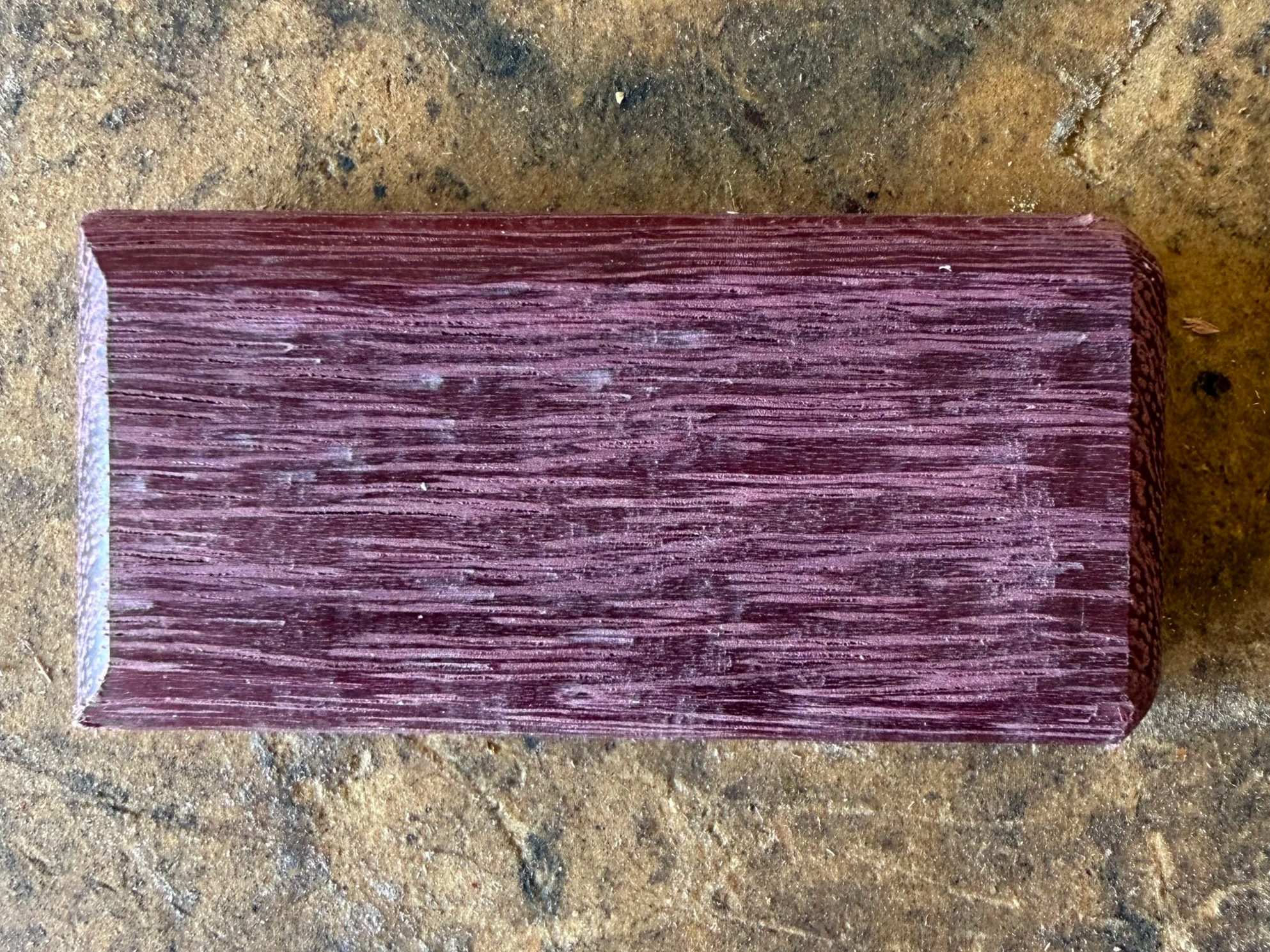 Handcrafted purpleheart wood golf divot tool with deep violet grain — The Reserve collection by The Divsmith