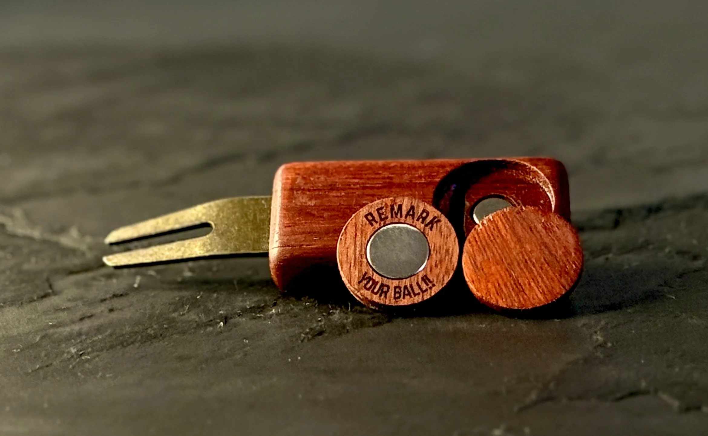 Exotic hardwood divot tool — The Reserve collection by The Divsmith