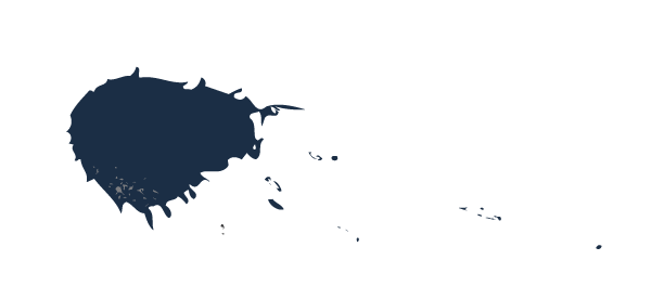 Dark blue ink splatter