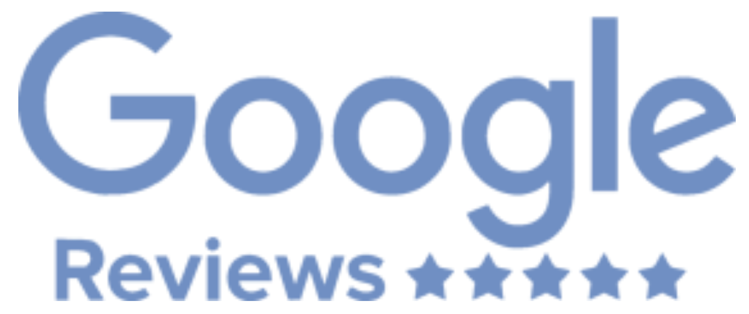 Google Reviews logo with a star icon and the words 'Reviews & Ratings'