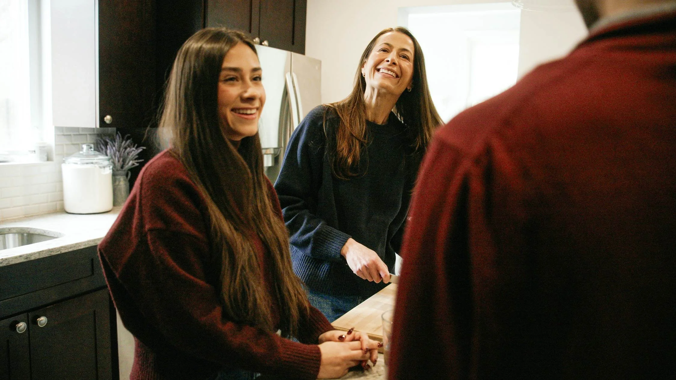A photo of Allison Ziogas, a Staten Island union electrician and candidate for Congress in NY-11 with her family.