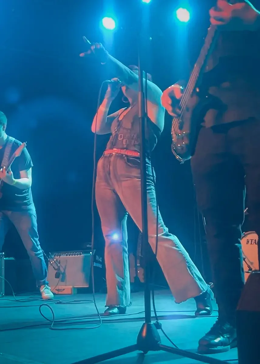 Lady Lulu (Laura Ruesch) performing live at The  Metro Music Hall in Salt Lake with Thee Bad Romantics spiritual predecessor, SoulFang.