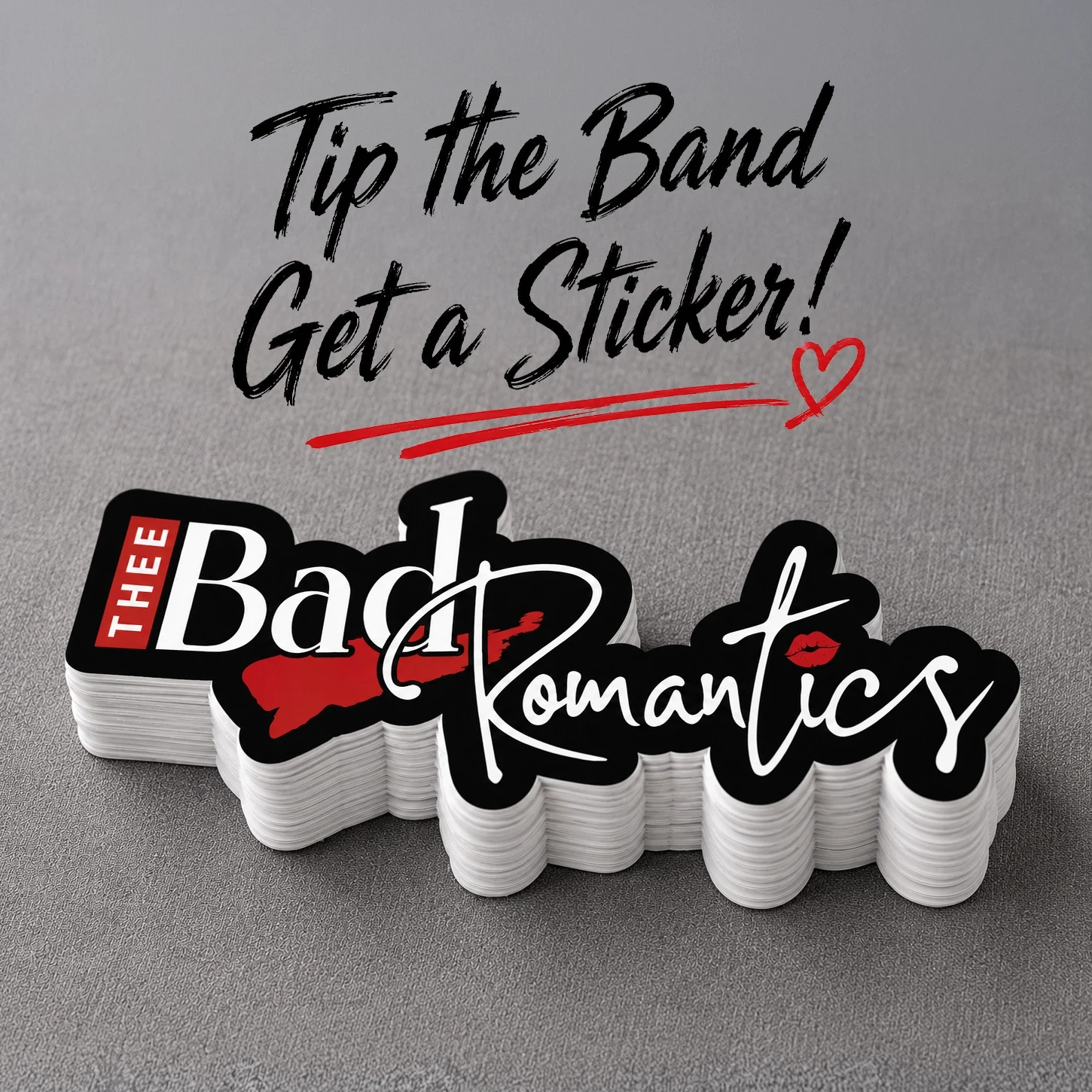 Tip the Band, Get a Sticker!