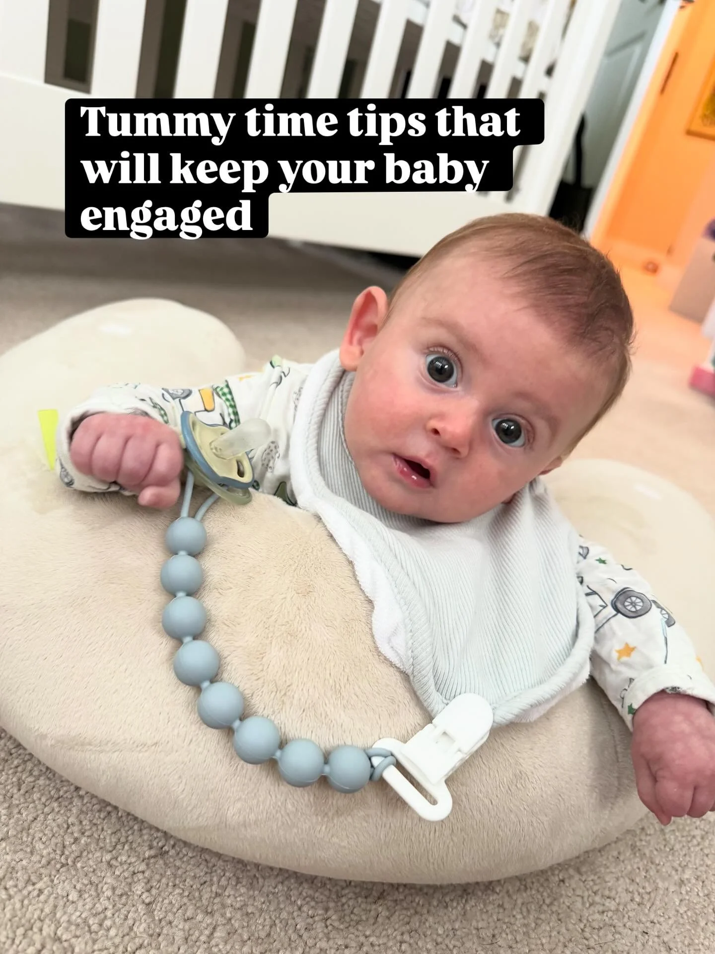 Tummy time is about so much more than a strong neck! 💪🏼🧠

As an OT, I love seeing how intentional tummy time impacts sensory integration, visual development, and oral motor skills!

✨Pro tip: Tummy time can start on day 1! Keep it short, even 1-2 