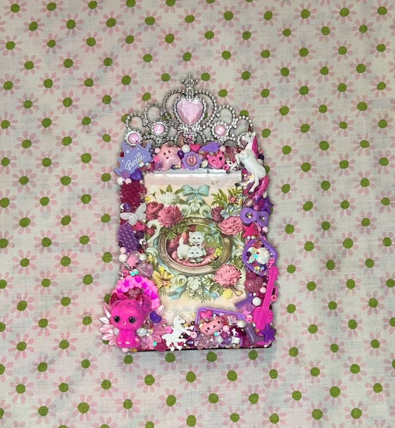 Princess Puke 4x5" Decoden Cutie Charm Frame