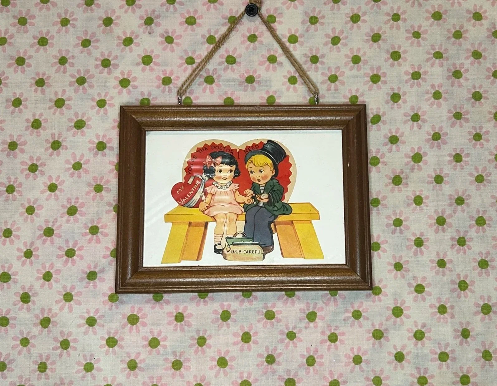 Doctor 5x7" Framed Vintage Valentine