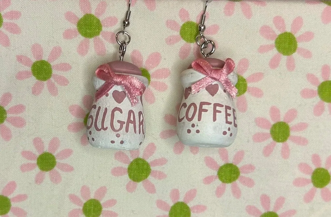 Coffee & Sugar Earrings