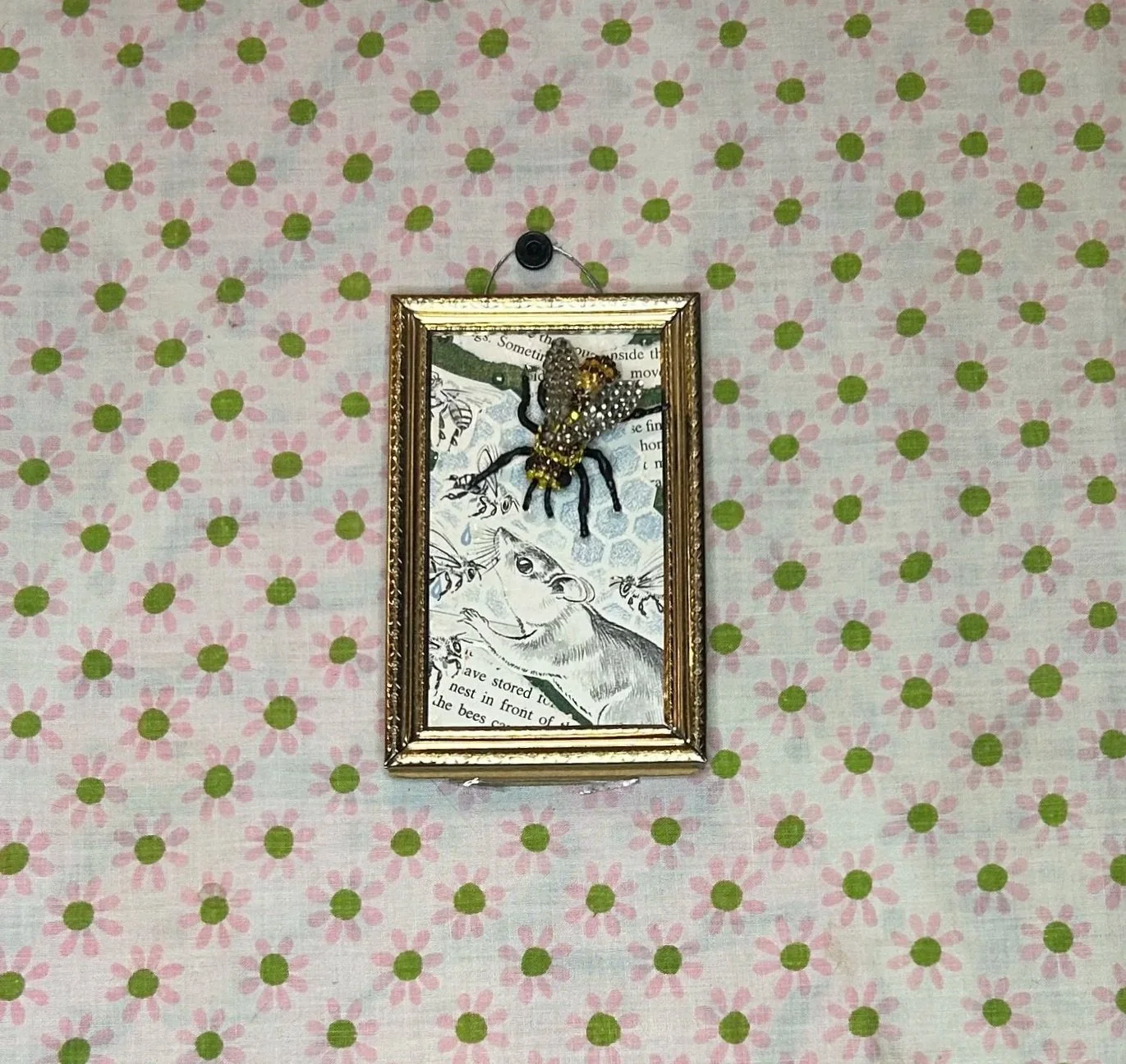 Bee-dazzled 3.5x5.5" Framed Art