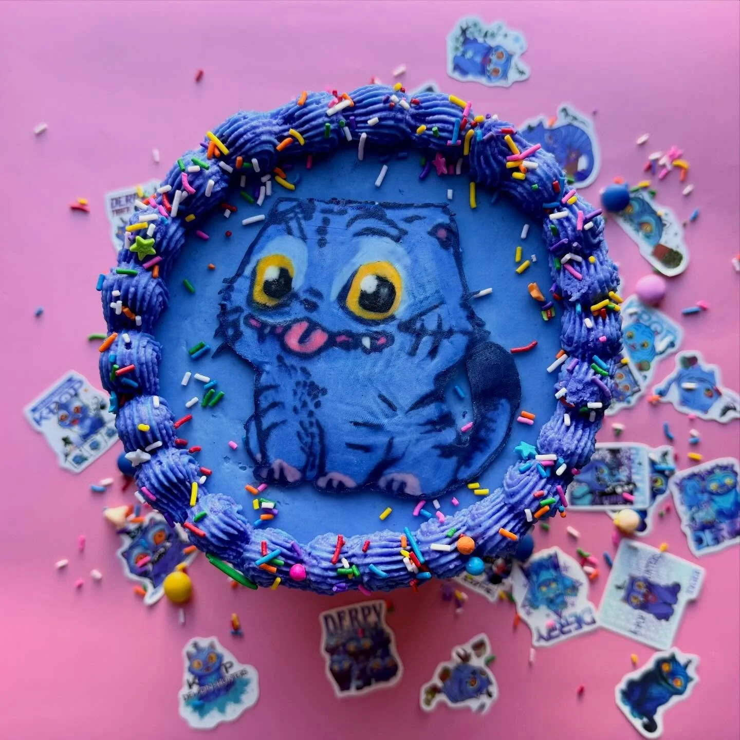 I don&rsquo;t think I&rsquo;ll ever get tired of @kpopdemonhuntersnetflix 

#kpopdemonhunters #cake #raleigh #derpytiger #smallbusiness