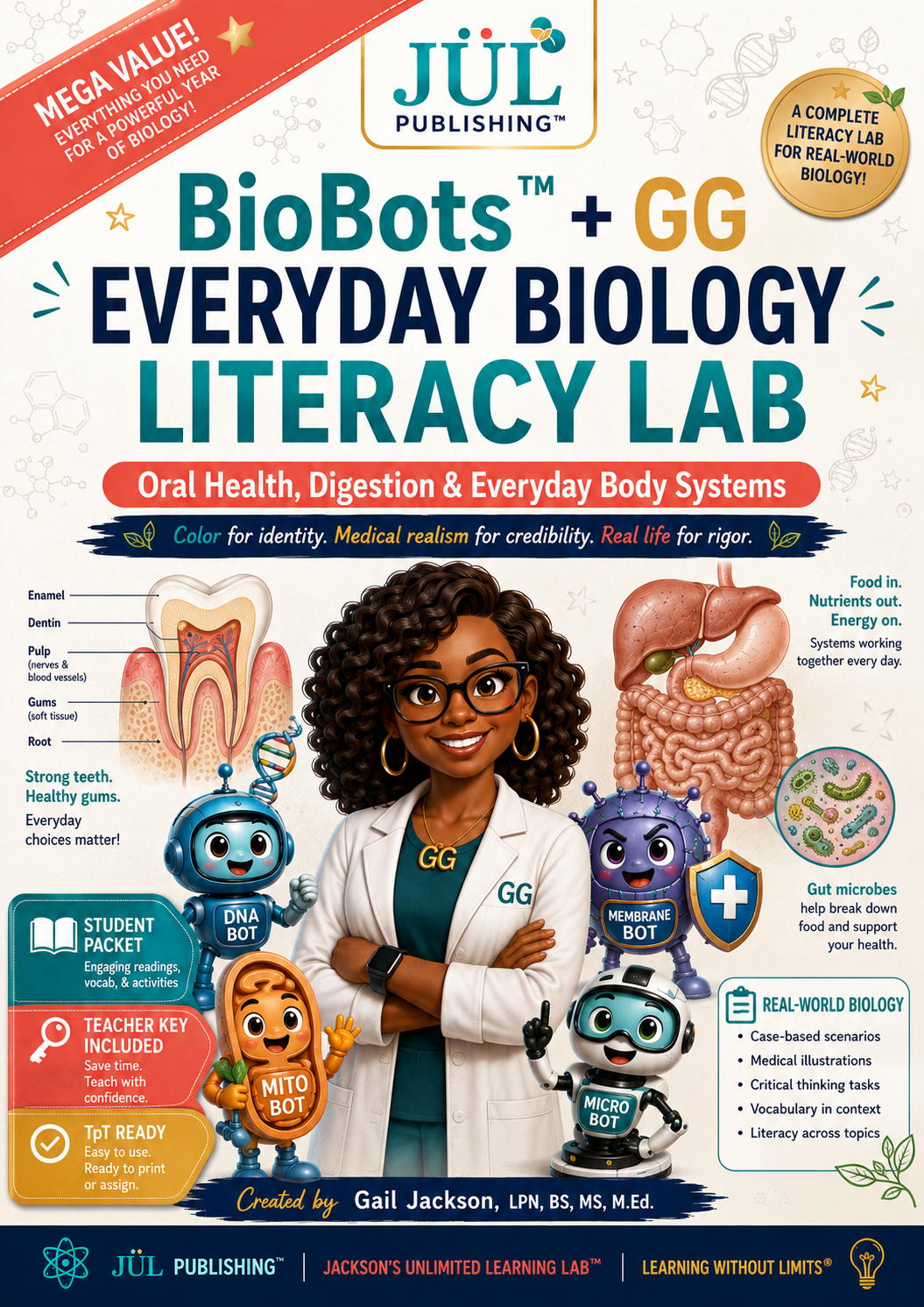JÜL Publishing Everyday Biology Literacy Lab with BioBots and real-world body systems.