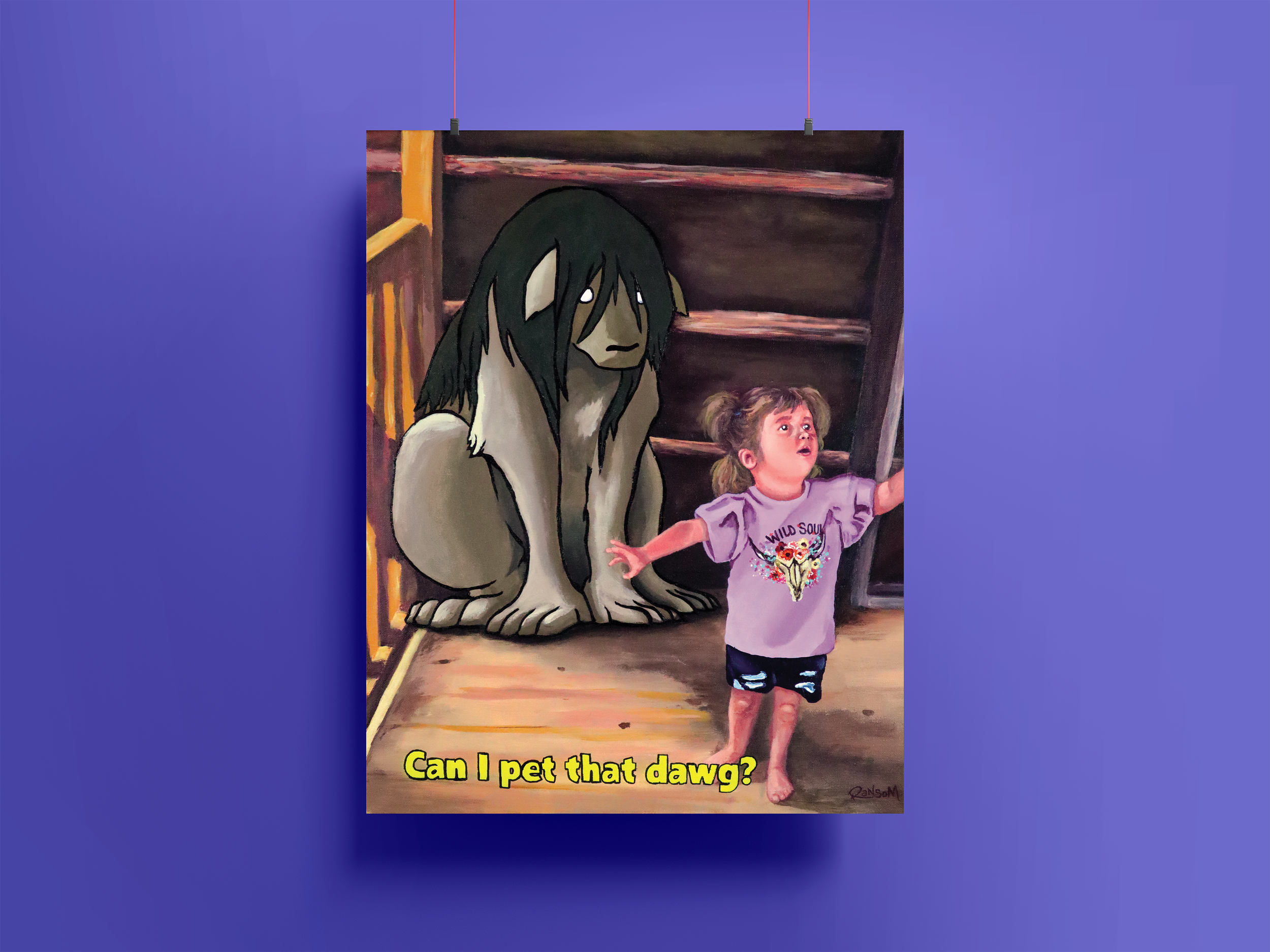 "Pet That Dawg" Print