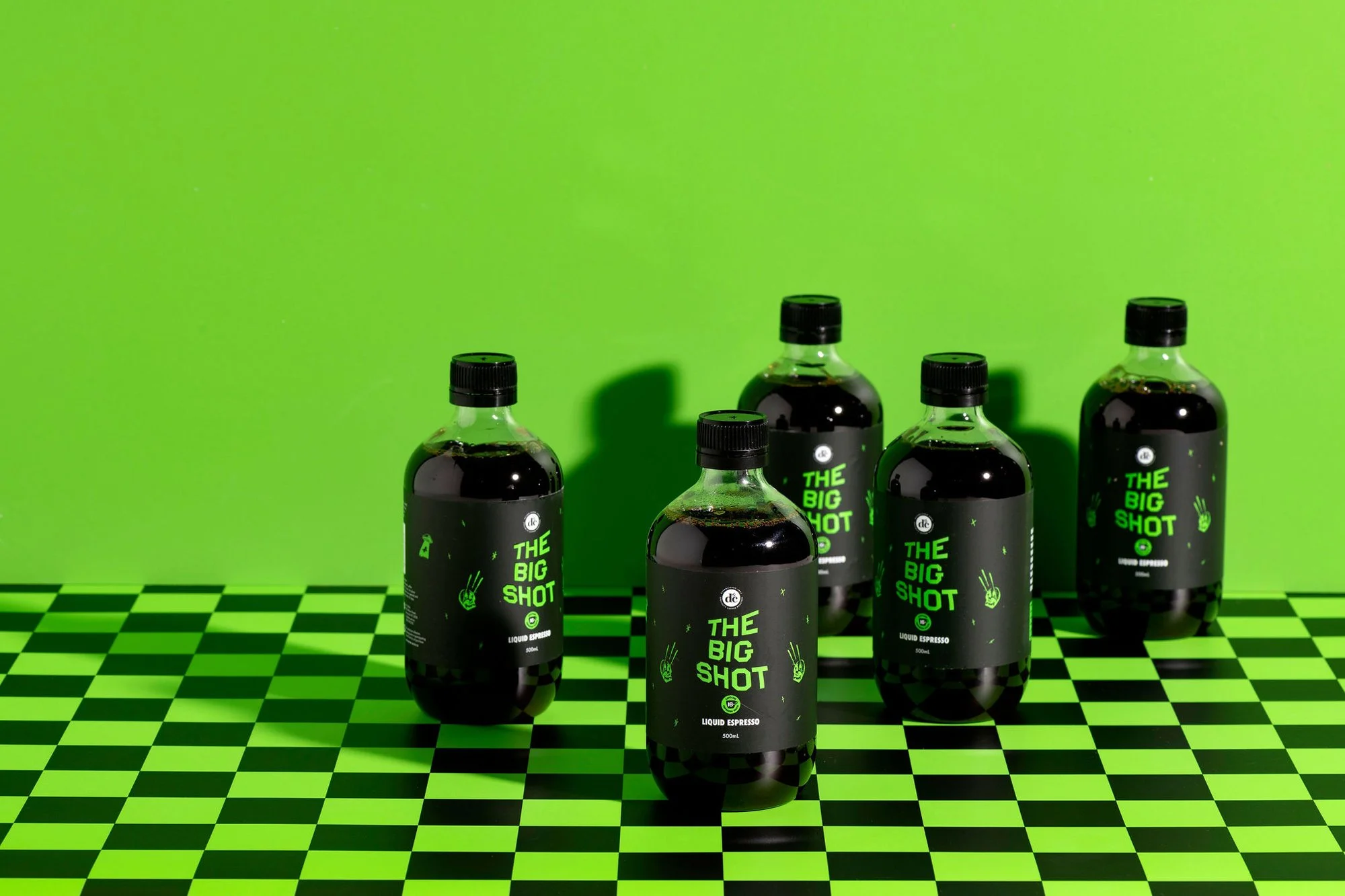 DC Coffee the big shot packaging
