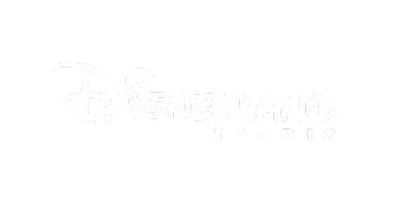 Disneyland Paris logo in white.