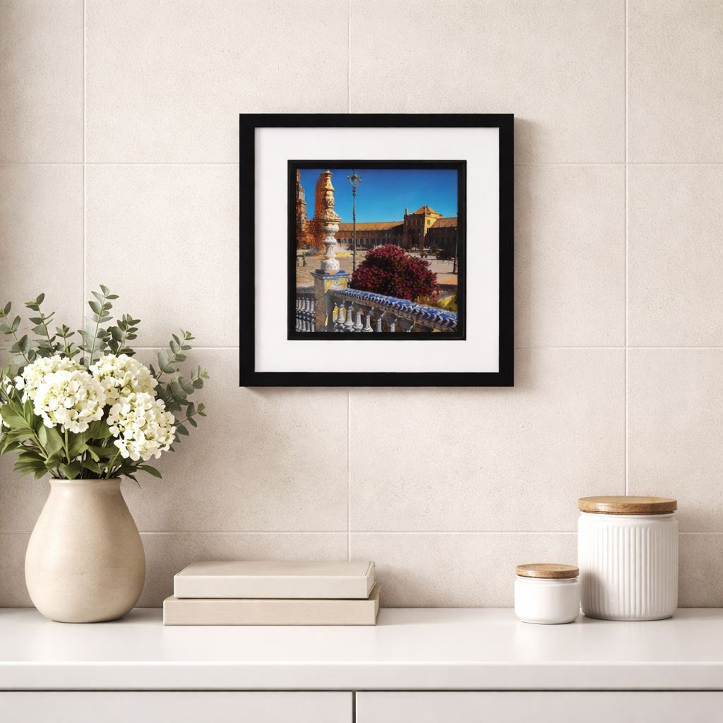 'Plaza de Espana, Seville' Photograph AI Image.png