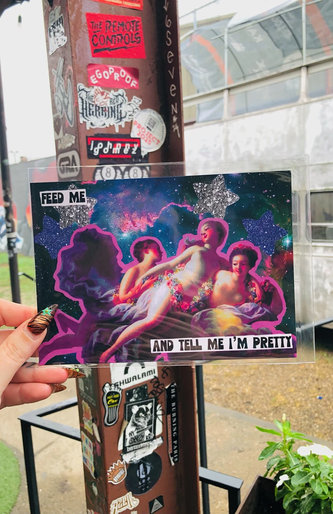 FEED ME & TELL ME IM PRETTY PRINT