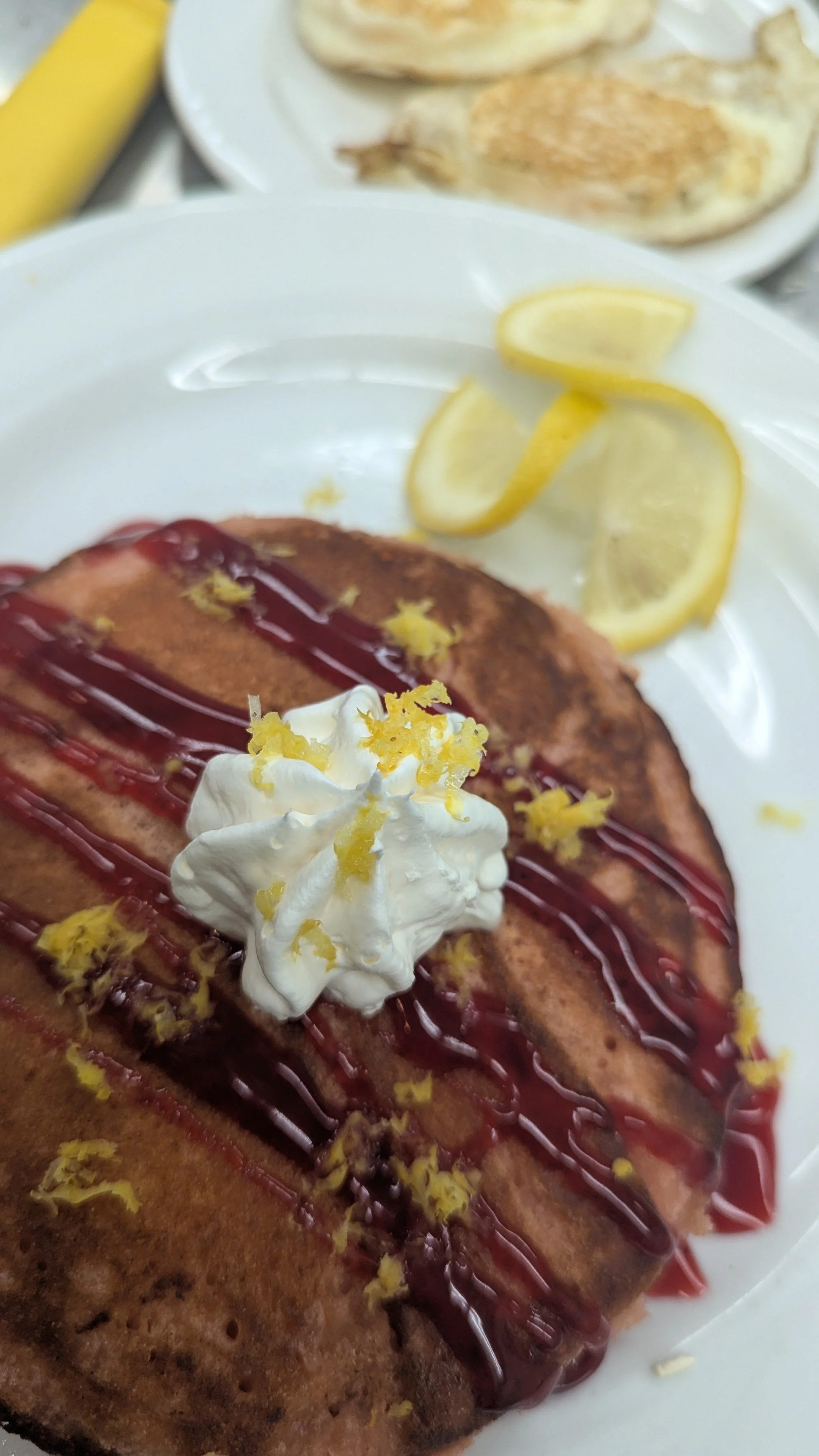 Raspberry Lemon Pancakes
