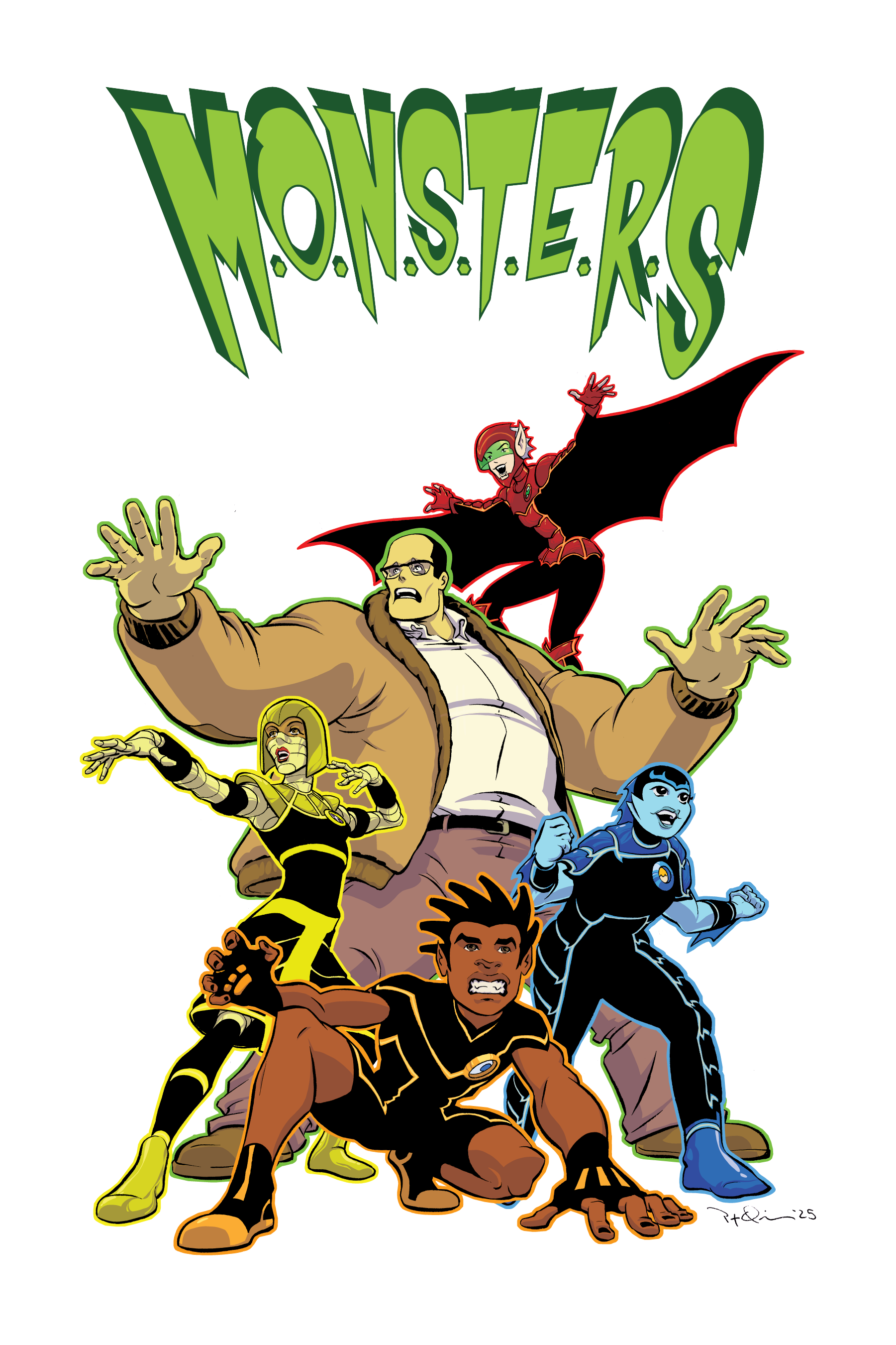 M.O.N.S.T.E.R.S. cover print 2, 12"x18"