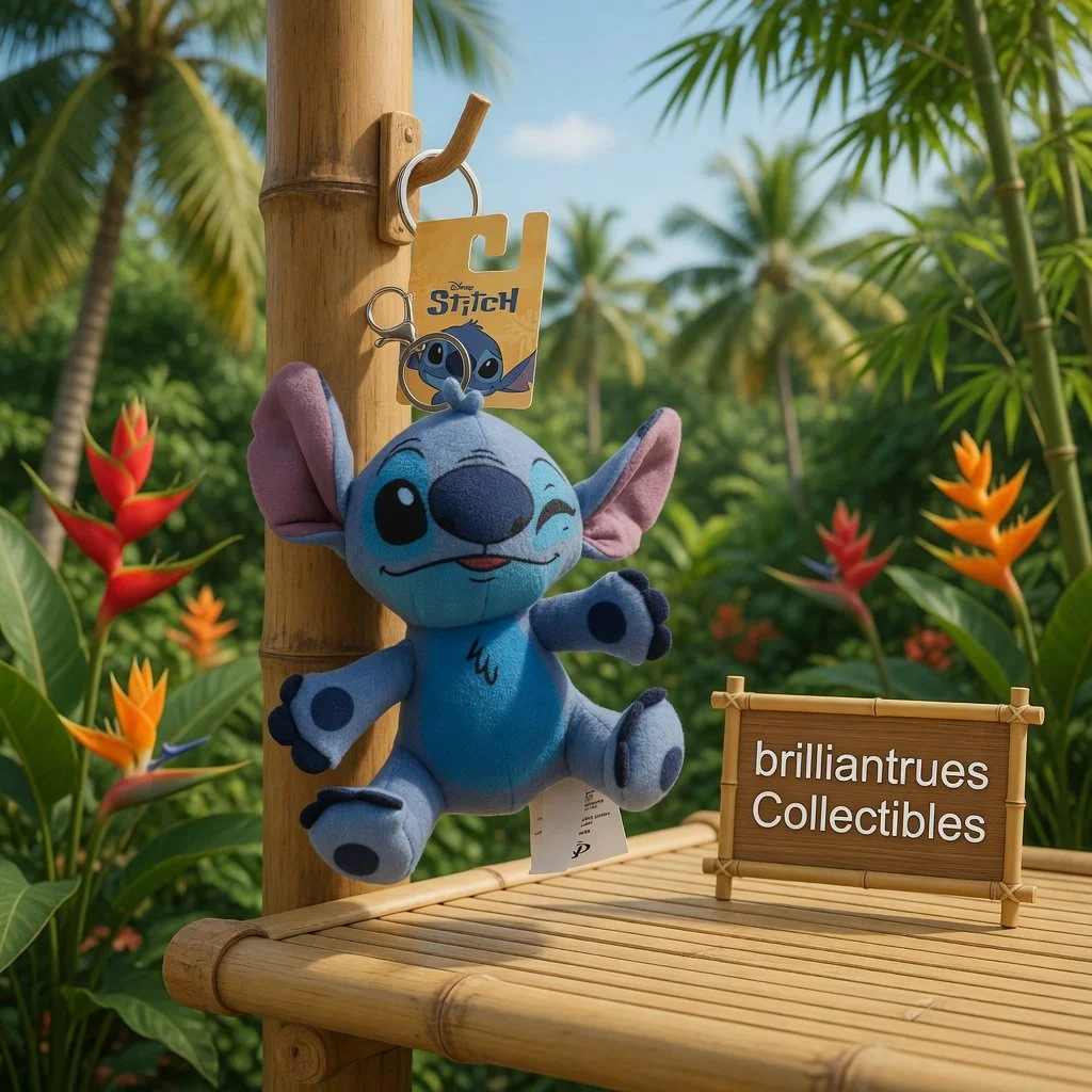 Stitch Plush Bag & Key Charm (Collectible Series)