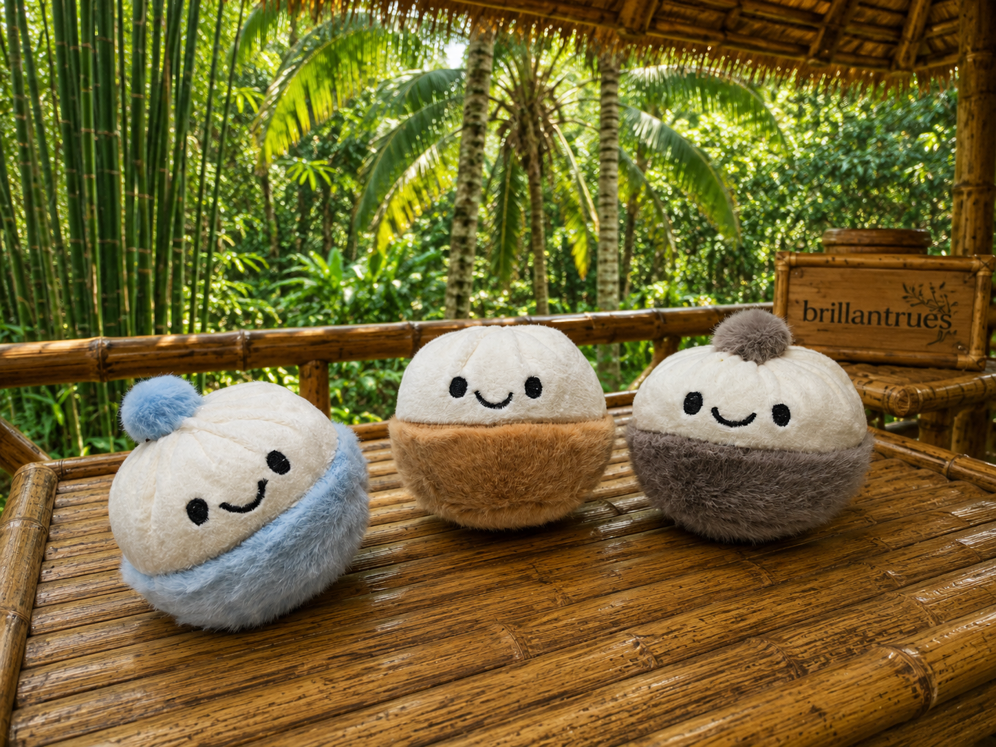 Bun Plush Keychain – Soft & Cuddly Dumpling Plush