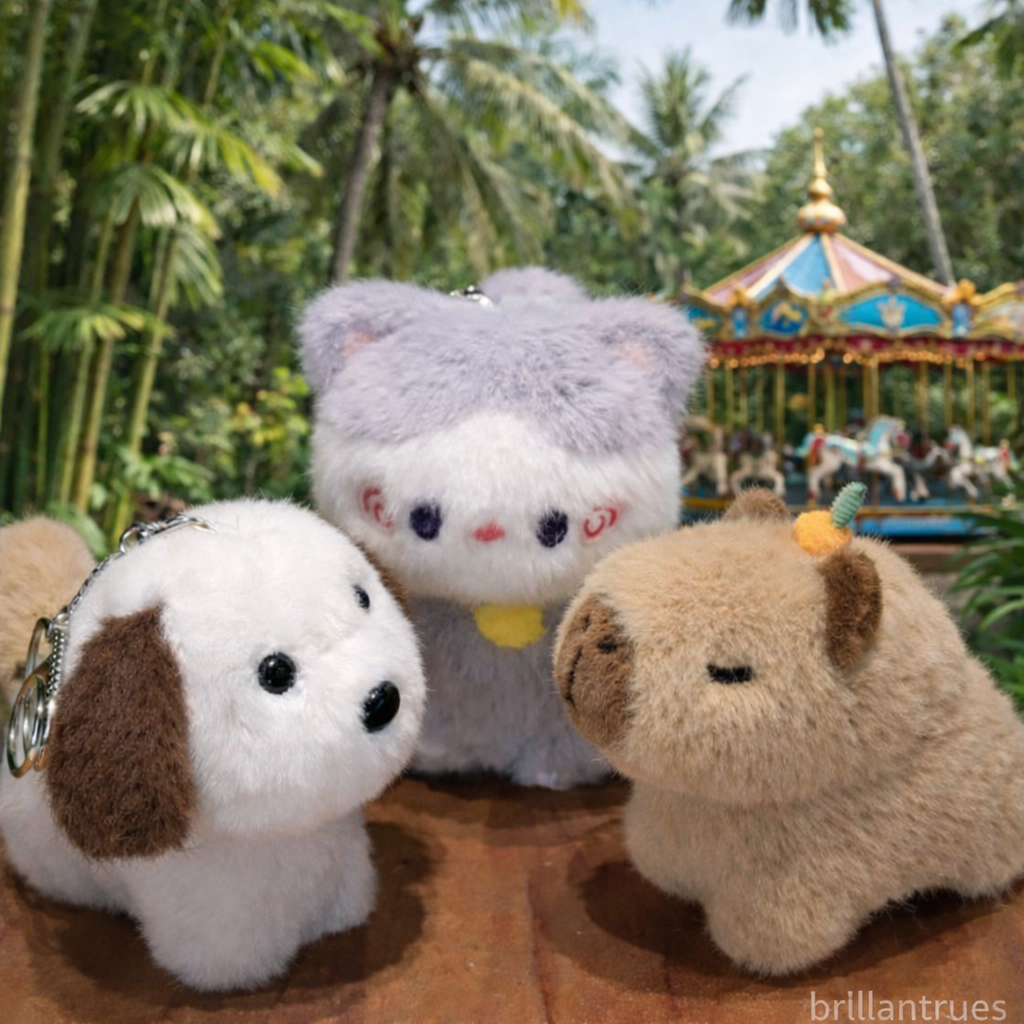 Nihao Plush Animal Bag / Key Charm