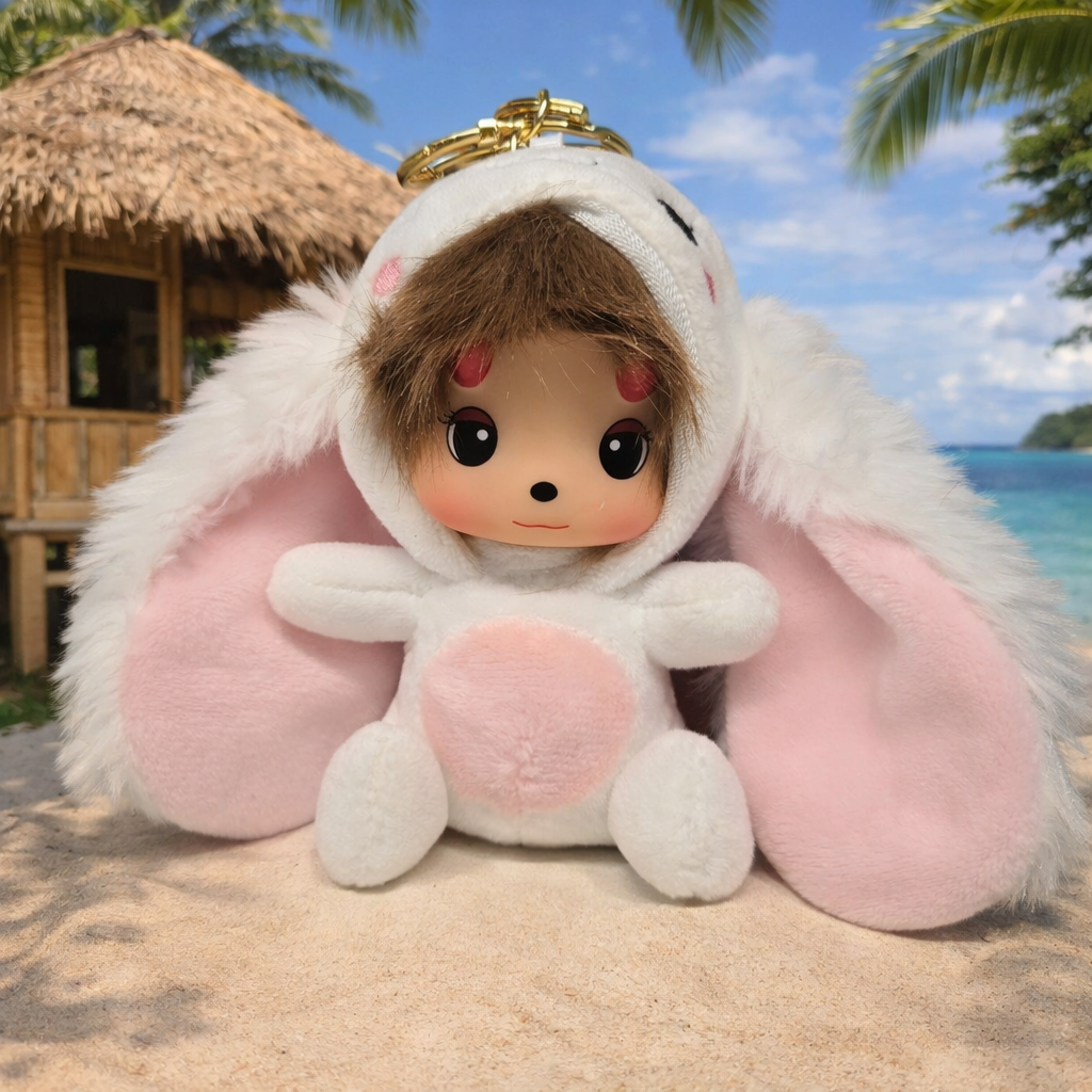 Moobubu Plush Doll Bag and Key Charm