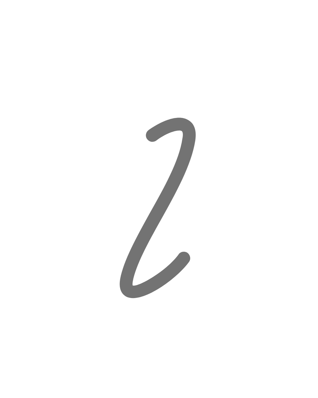 Placeholder image with a large, gray cursive letter Z in the center.