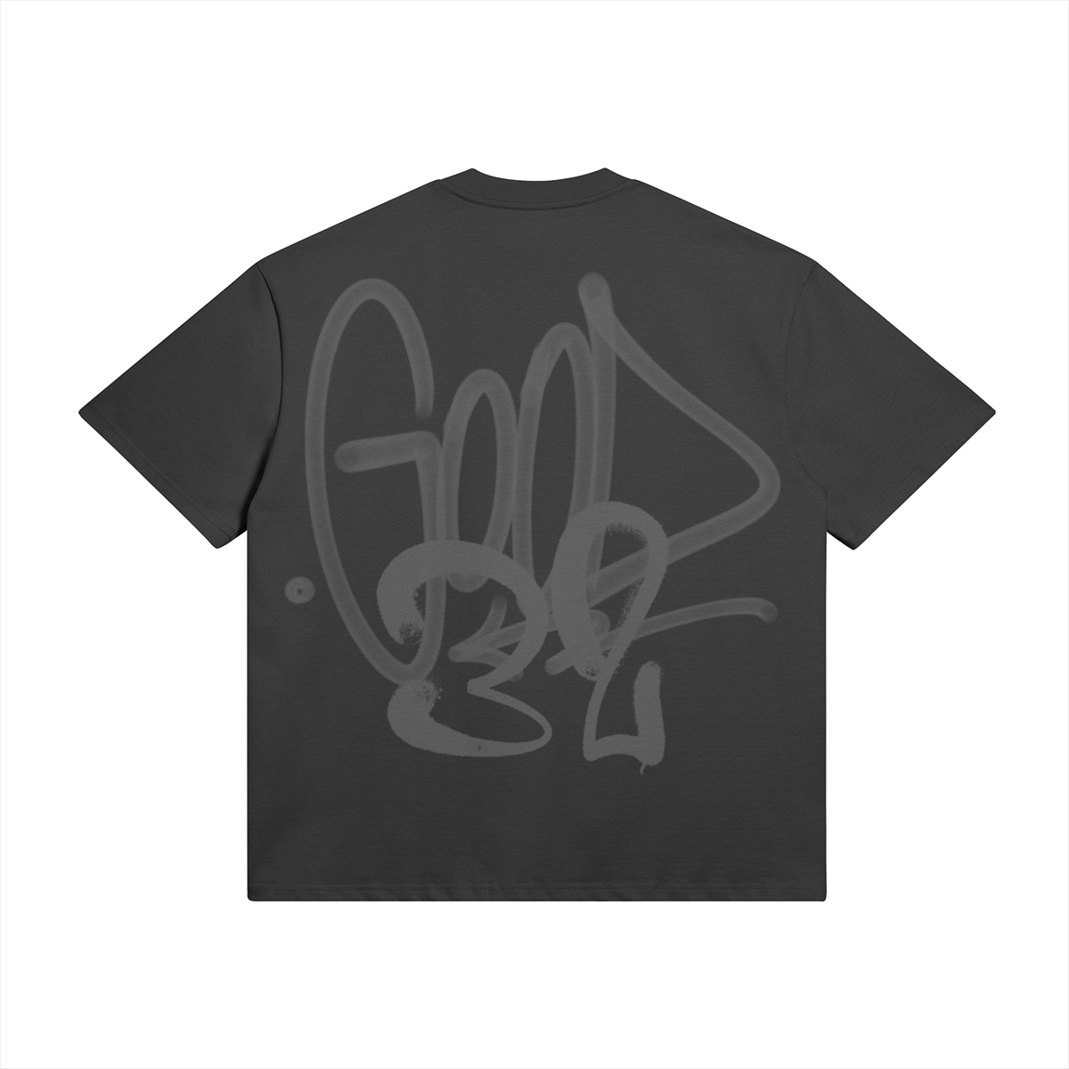 MILCHTRITT 03046 Oversized T-Shirt aus 425 GSM Baumwolle no1 back