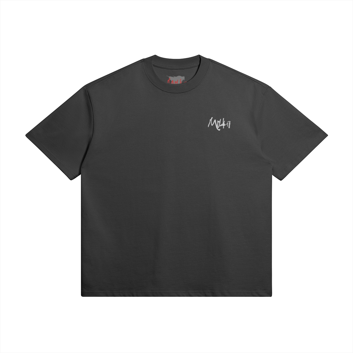 MILCHTRITT 03046 Oversized T-Shirt aus 425 GSM Baumwolle no1 front