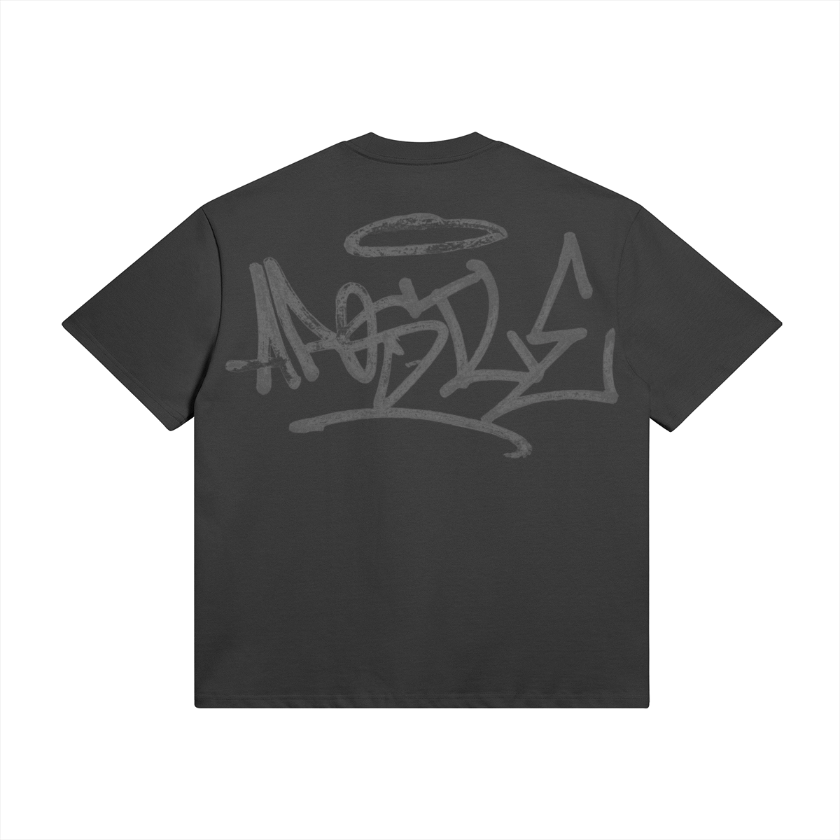 MILCHTRITT 03046 Oversized T-Shirt No4 aus 425 GSM Baumwolle back