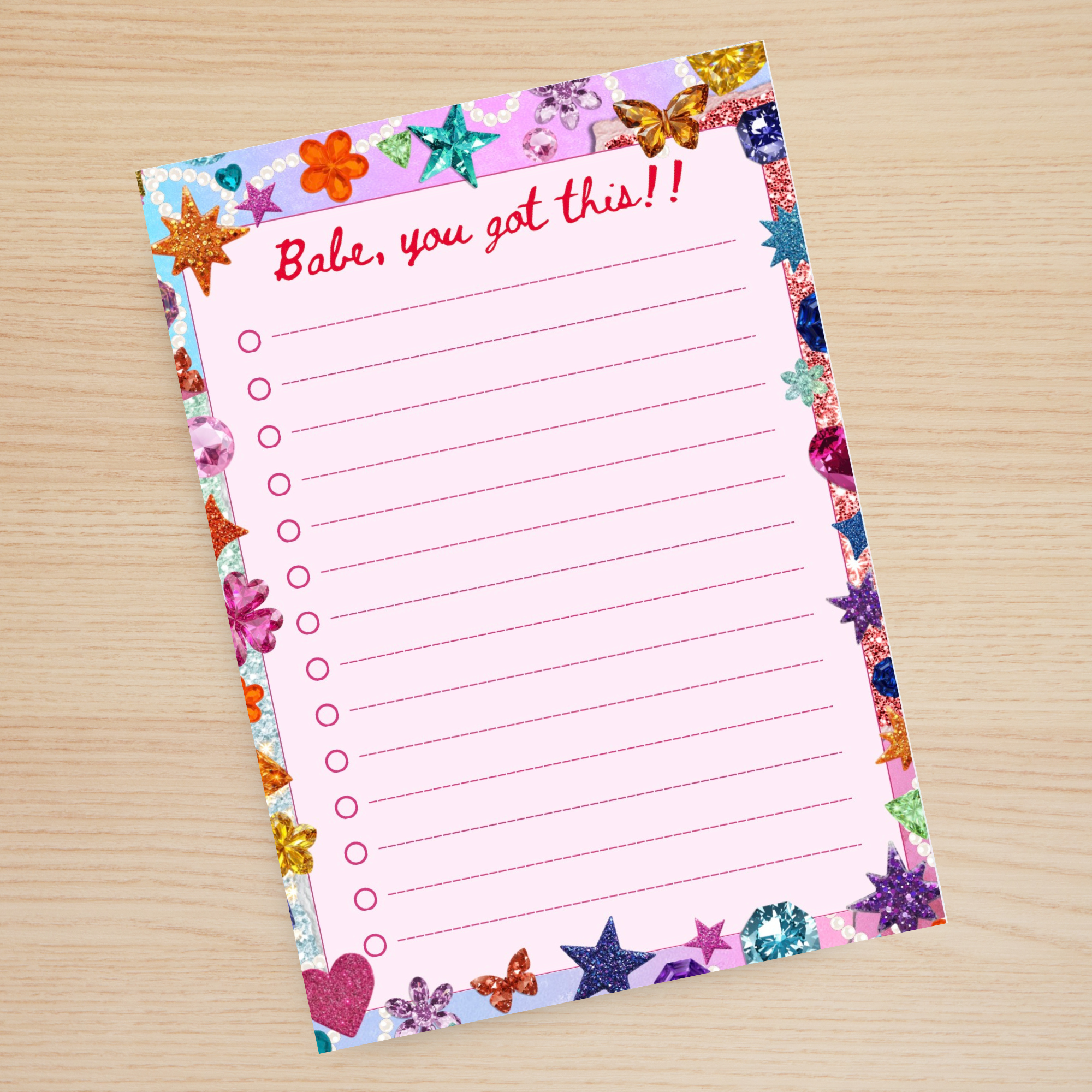Babe, You Got This To-Do Notepad