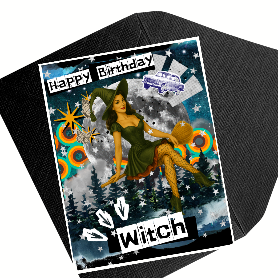 Happy Birthday Witch Card