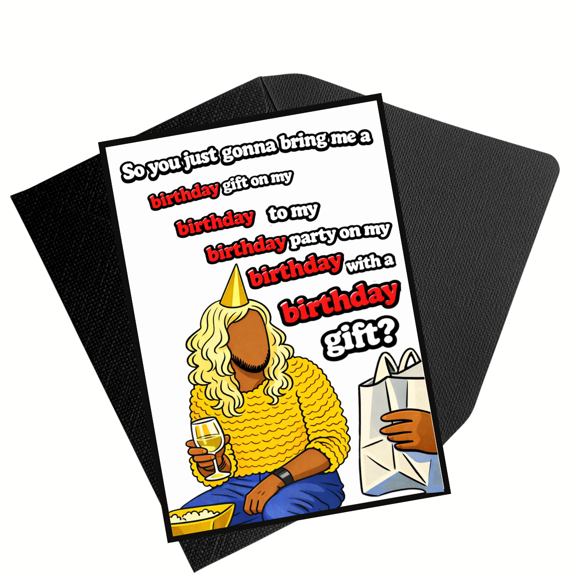 Funny-Birthday Sketch Card