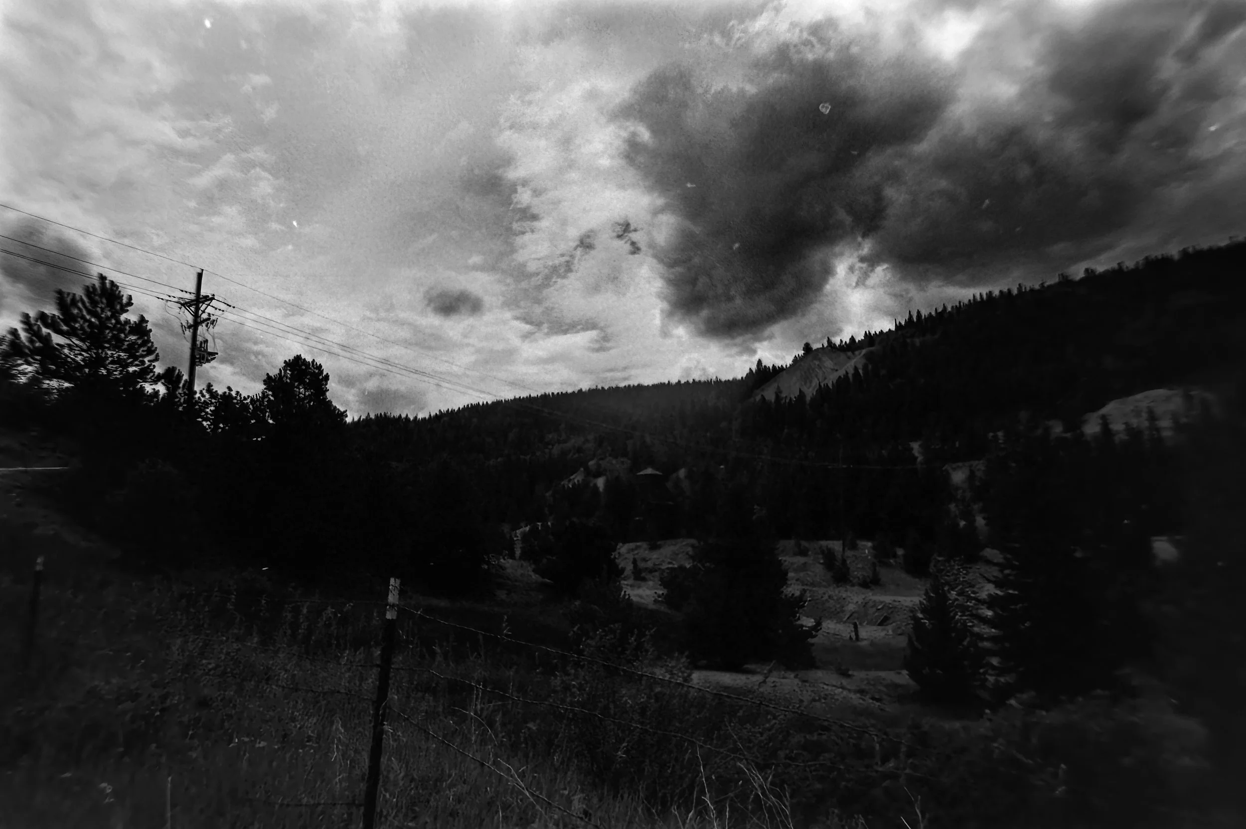 Central City Parkway
Camera: Canon A-1 
Lens: Canon 24mm f/2.8 FD
Film: Rollei Infrared
Speed: 200
Size: 135
Format: Full Frame