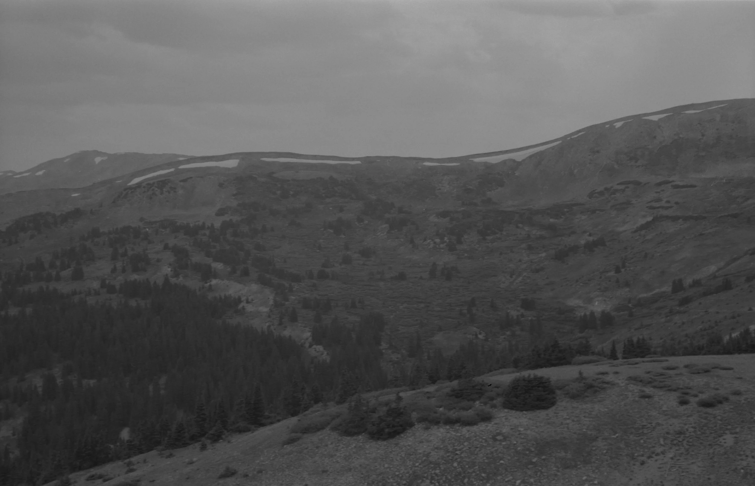 Loveland Pass
Camera: Zeiss Ikon Ikonta 523/2
Film: Kentmere Pan
Speed: 400
Size: 120
Format: 6x9