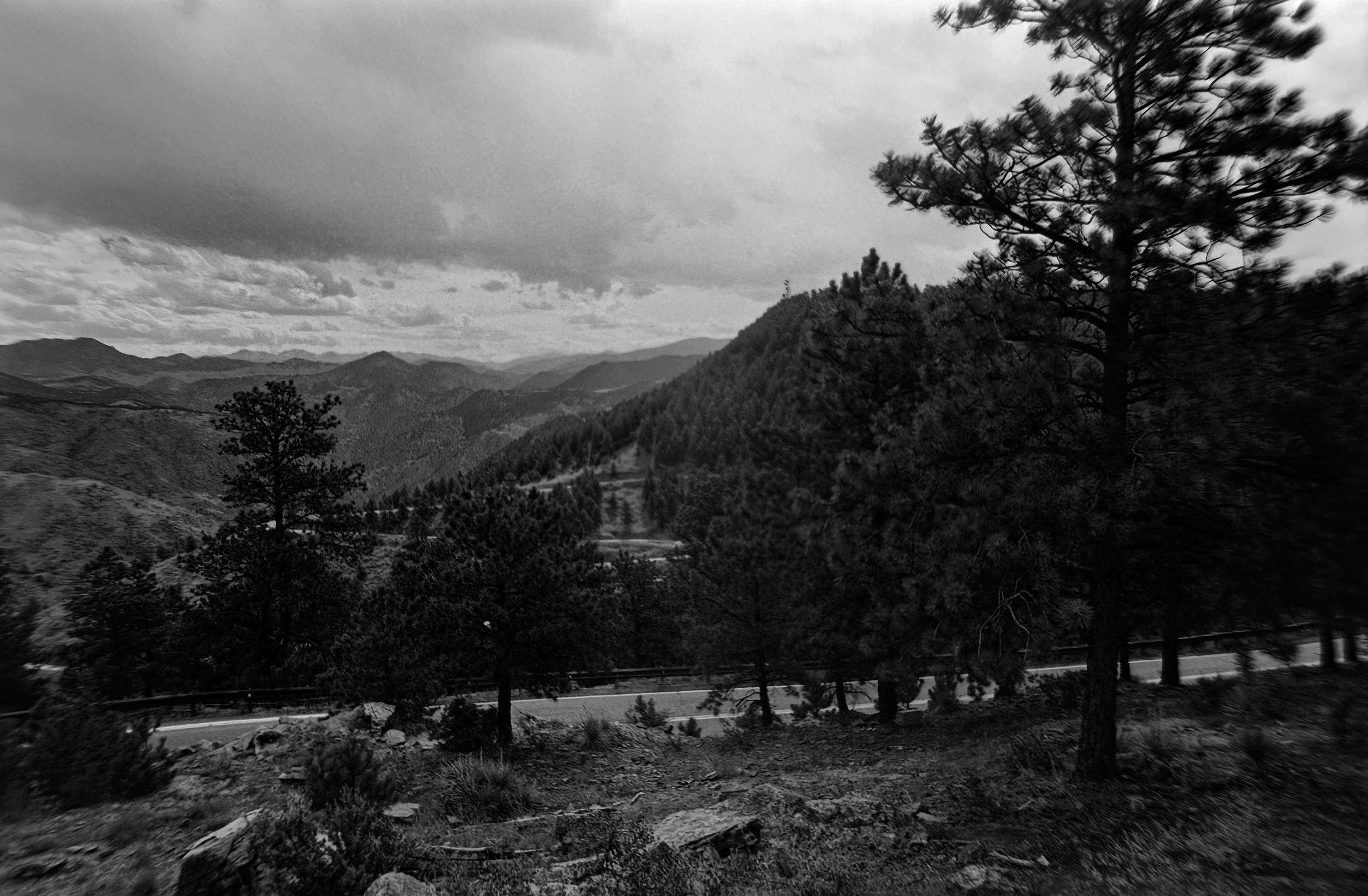 Lookout Mountain
Camera: Canon A-1 
Lens: Canon 24mm f/2.8 FD
Film: Rollei Infrared
Speed: 200
Size: 135
Format: Full Frame
