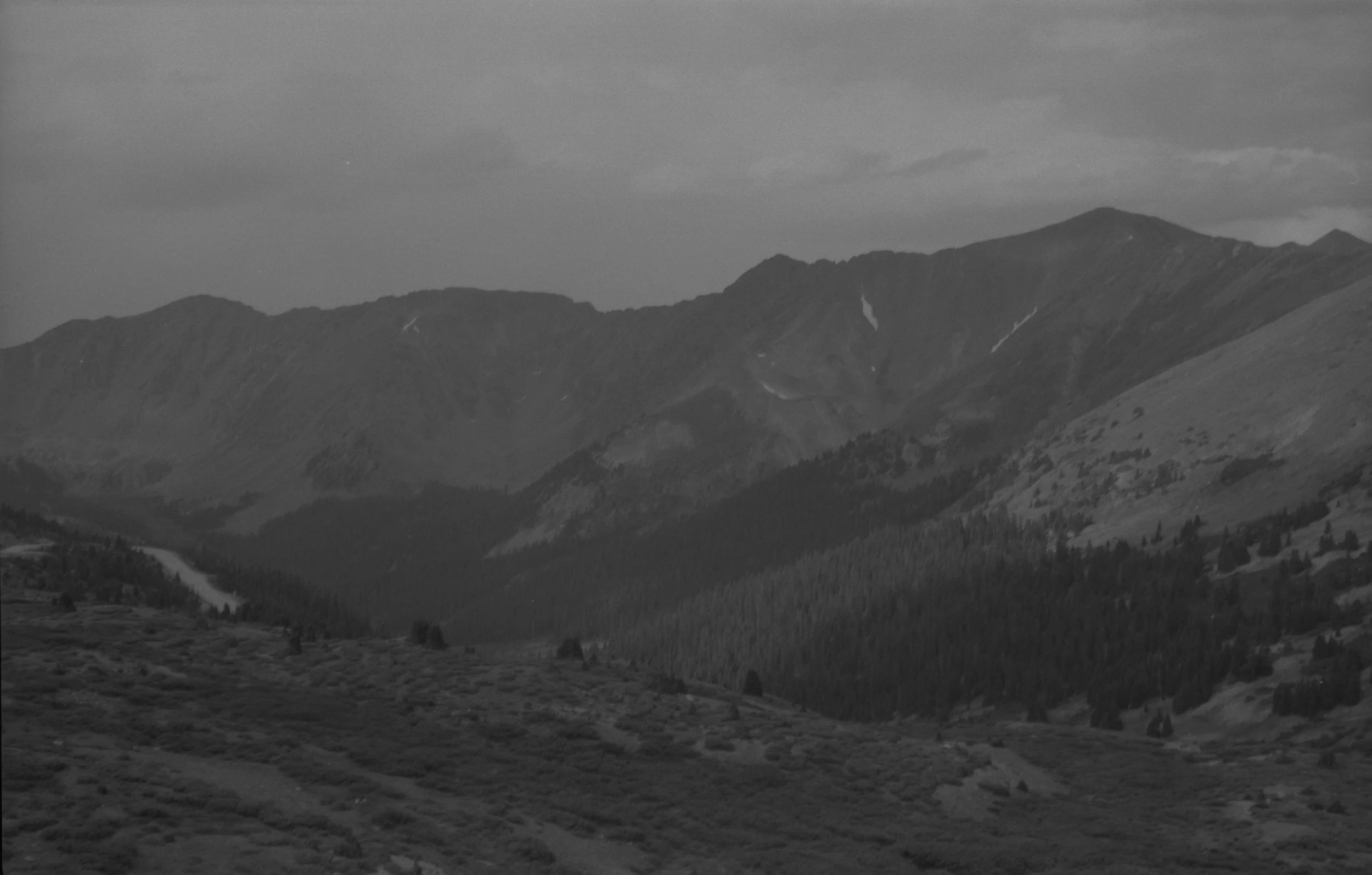 Loveland Pass
Camera: Zeiss Ikon Ikonta 523/2
Film: Kentmere Pan
Speed: 400
Size: 120
Format: 6x9