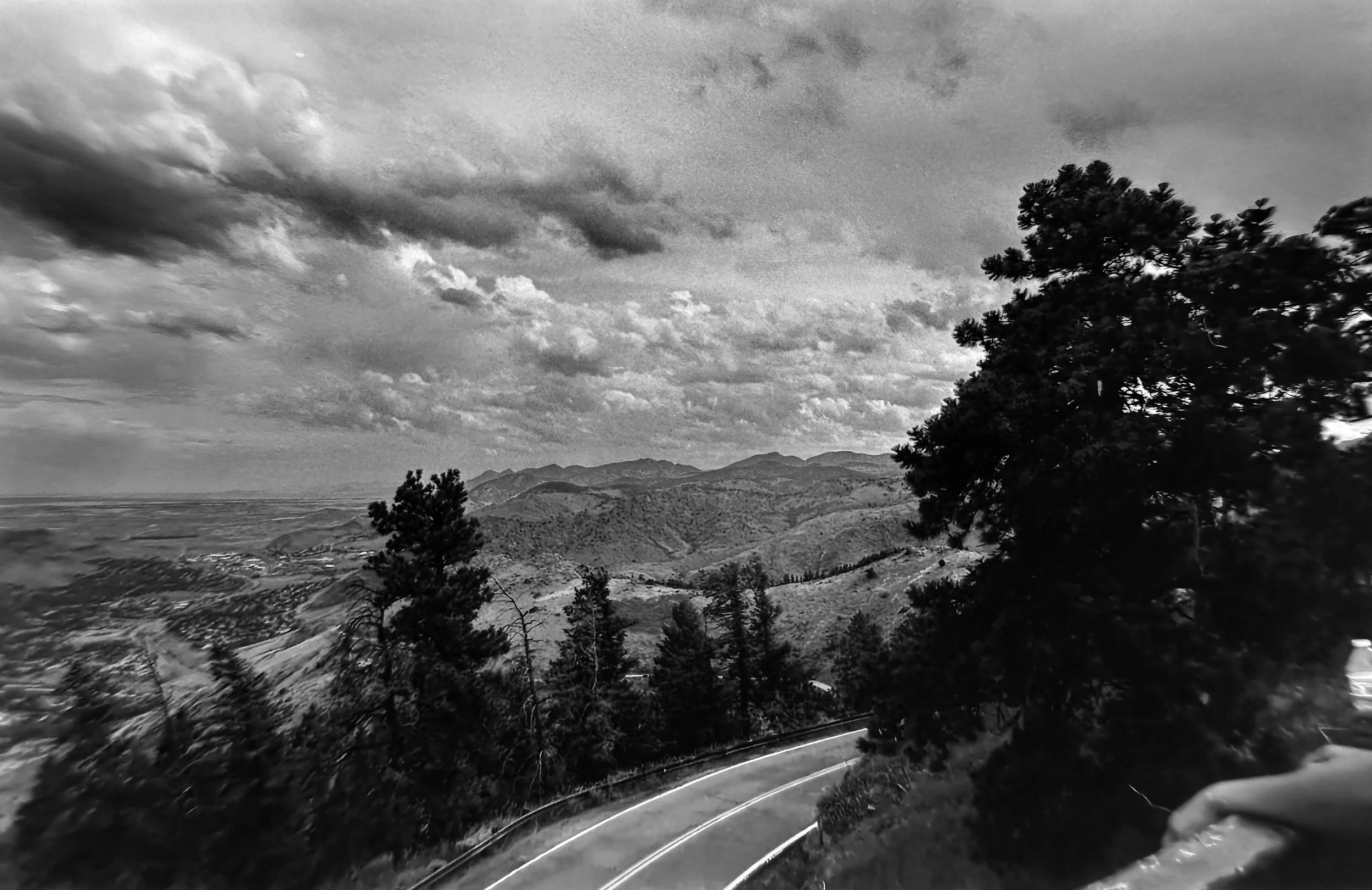 Lookout Mountain
Camera: Canon A-1 
Lens: Canon 24mm f/2.8 FD
Film: Rollei Infrared
Speed: 200
Size: 135
Format: Full Frame