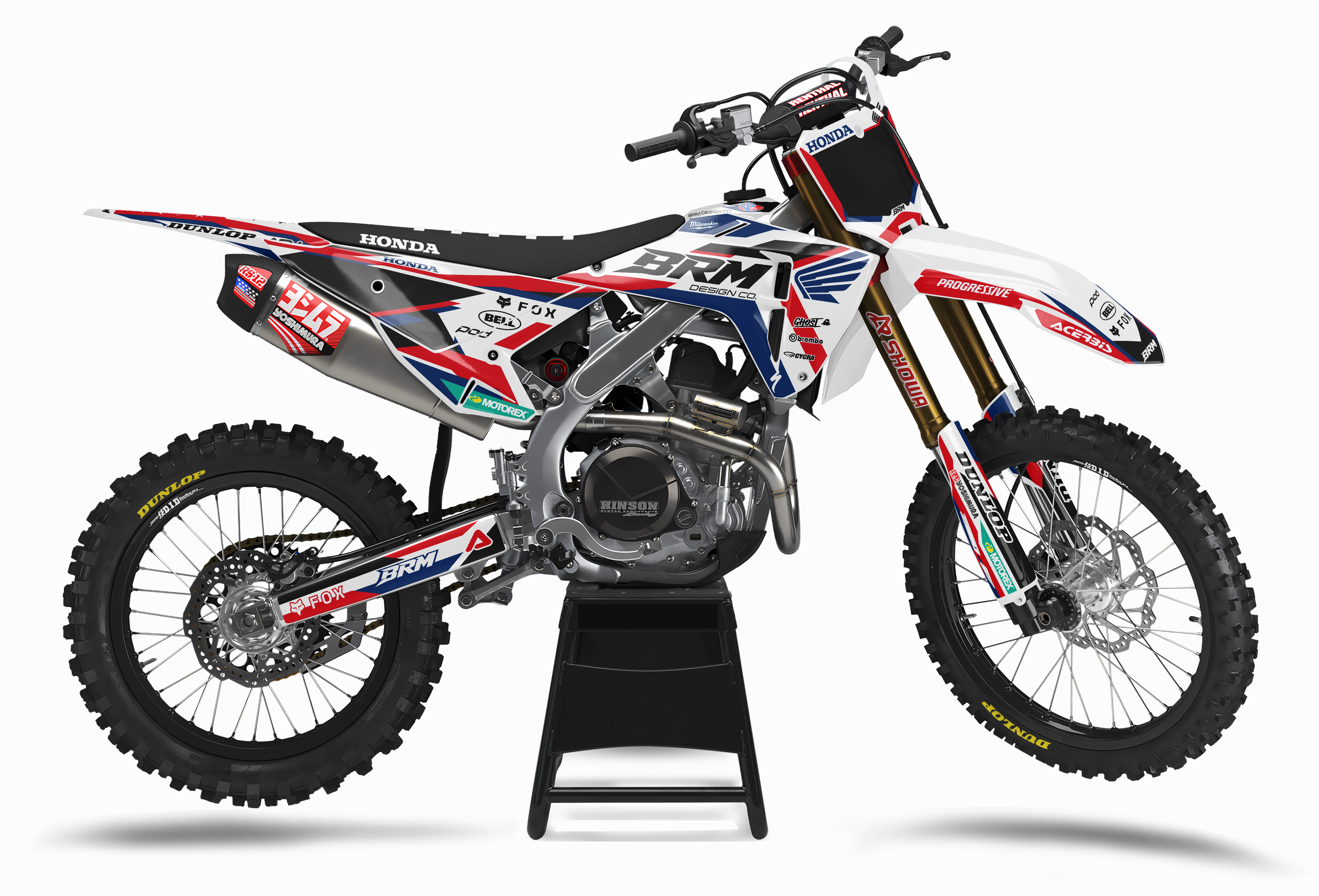 BRM - Honda - V1 (Red-Black-Blue)