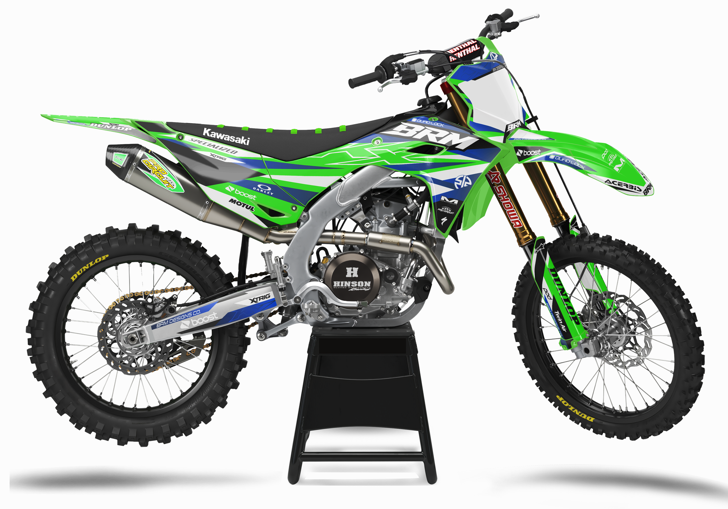 BRM - Kawasaki - V1 (Green-Blue)