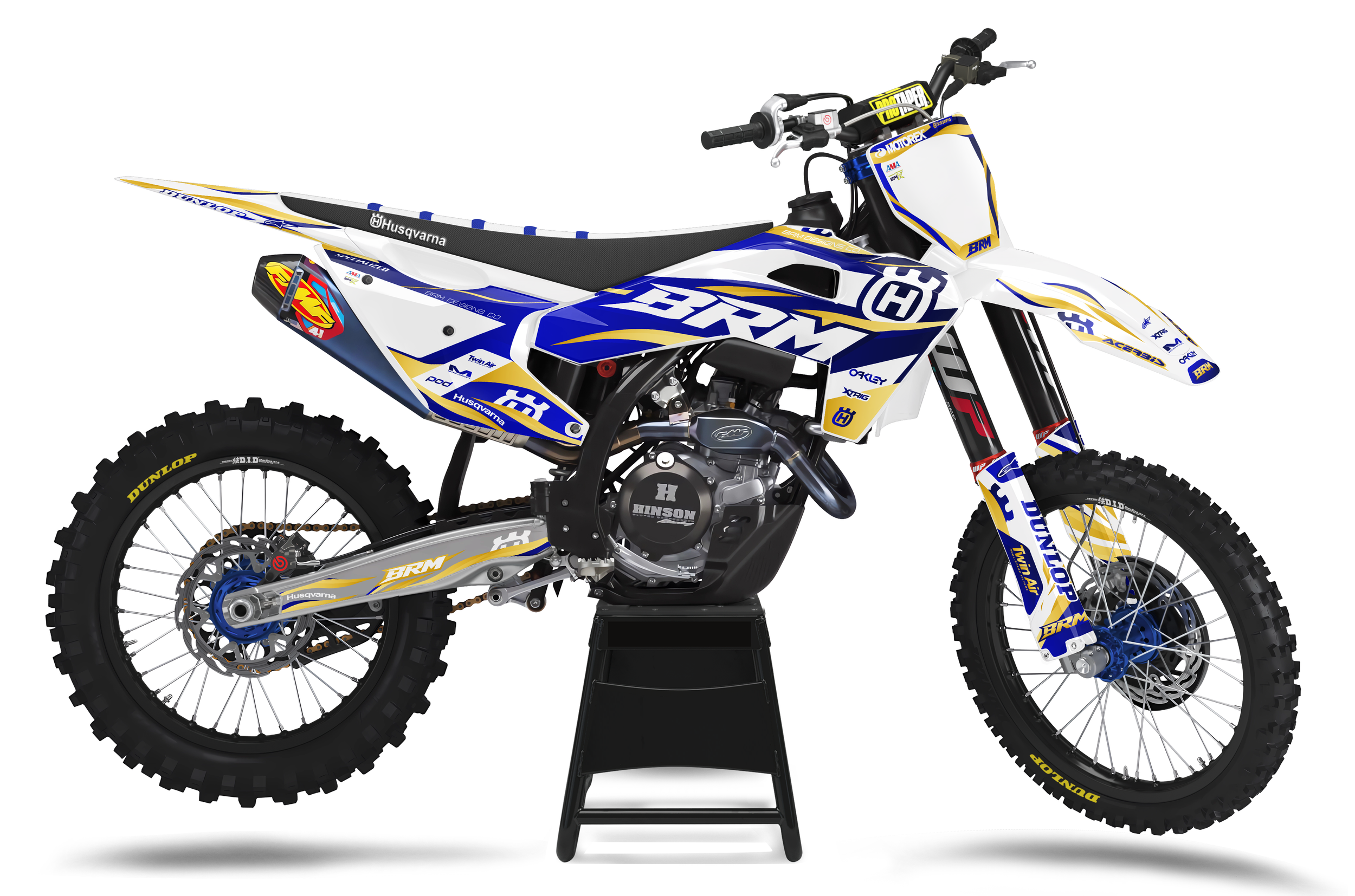 BRM - Husqvarna - V1 (Blue-Gold)