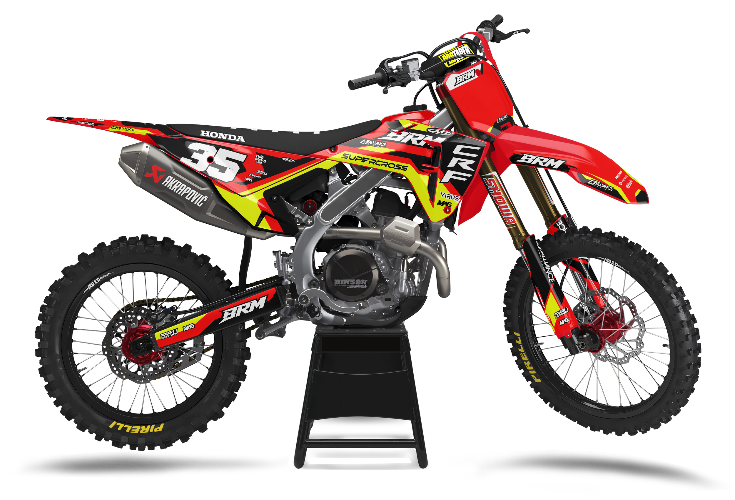 BRM - Honda - V2 (Red-Yellow)