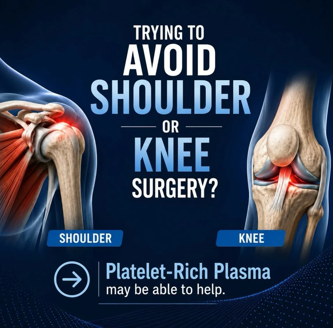 Before you get that surgery, consider PRP! As many of you know Donald Thomas, PA-C, is an absolute expert at PRP, his patients come from all over and have received life-changing results as a result of this treatment. He has saved countless people fro