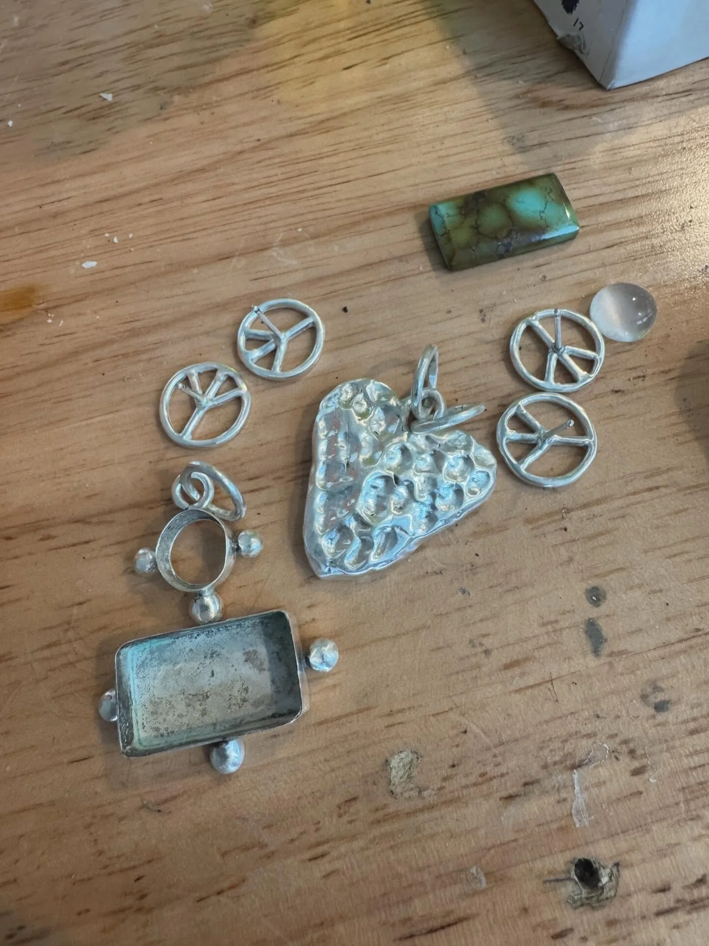 finishing up these baddies ahead of @artistsandfleas this weekend! catch us there and say hi 💫 (watch me mess these all up now 🫠)